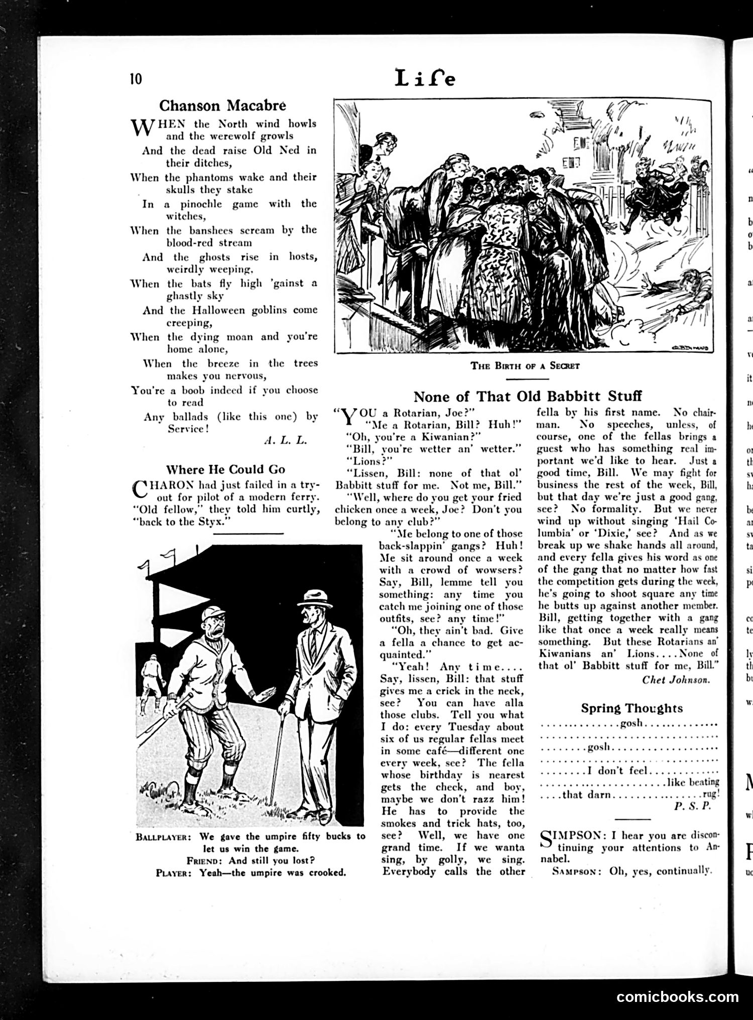 Life — April 19, 1928 — page 12: Life, 1928-04-19