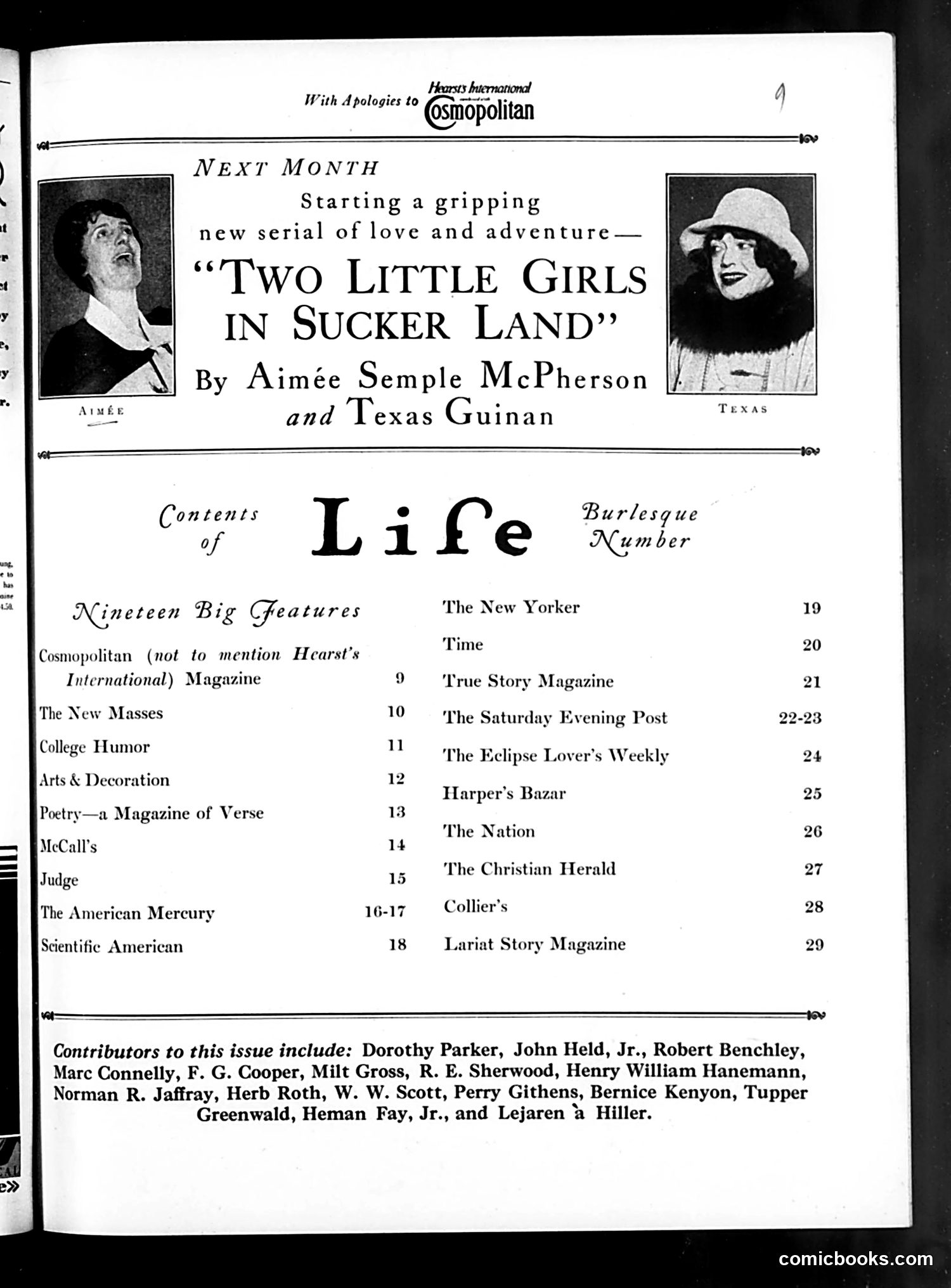 Life — May 3, 1928 — page 11: Life, 1928-05-03
