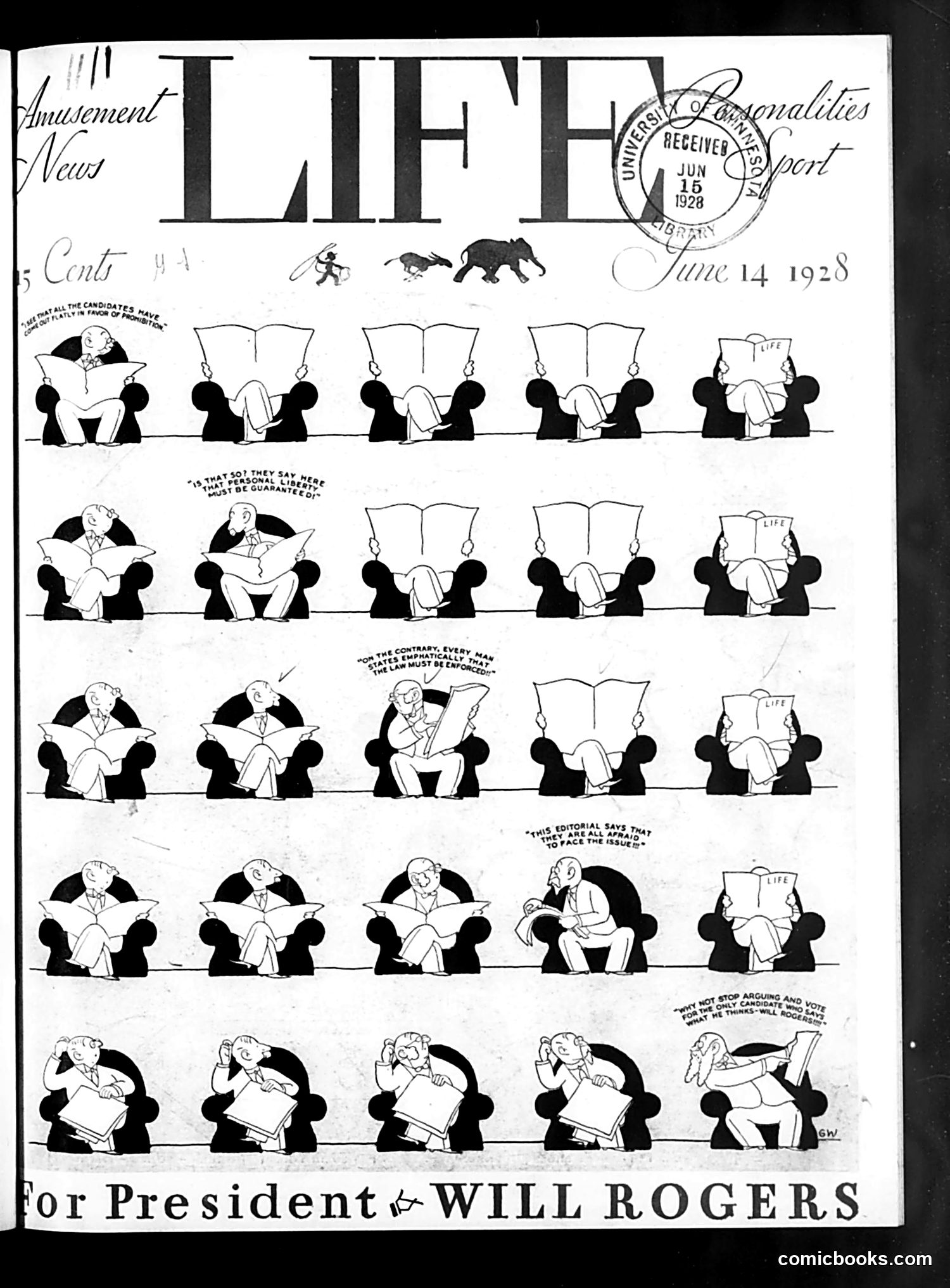 Life — June 14, 1928 — page 1: Life, 1928-06-14