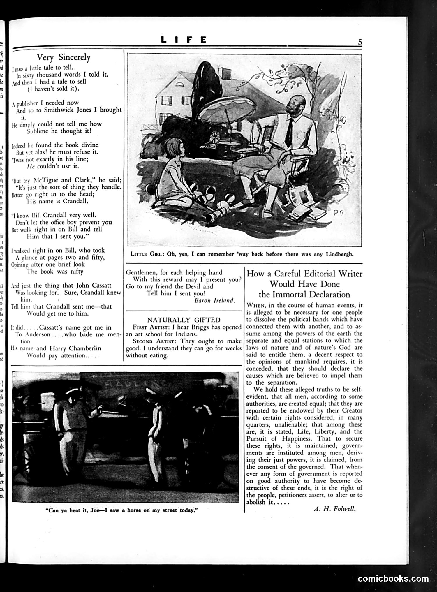Life — June 28, 1928 — page 7: Life, 1928-06-28