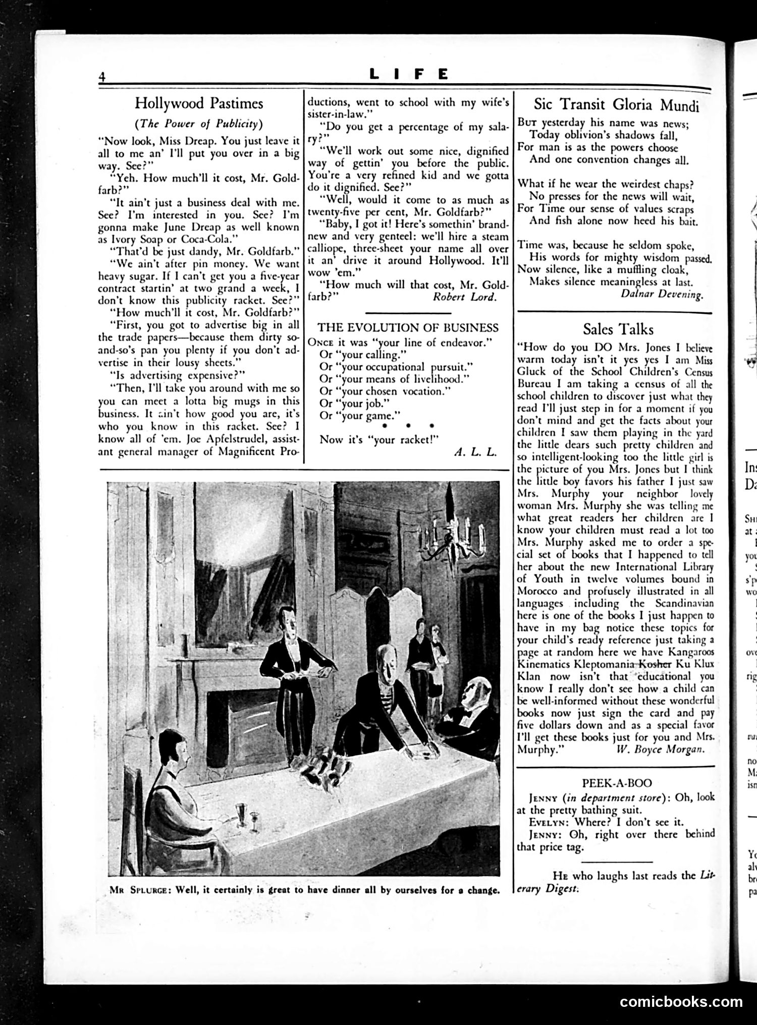Life — August 2, 1928 — page 6: Life, 1928-08-02