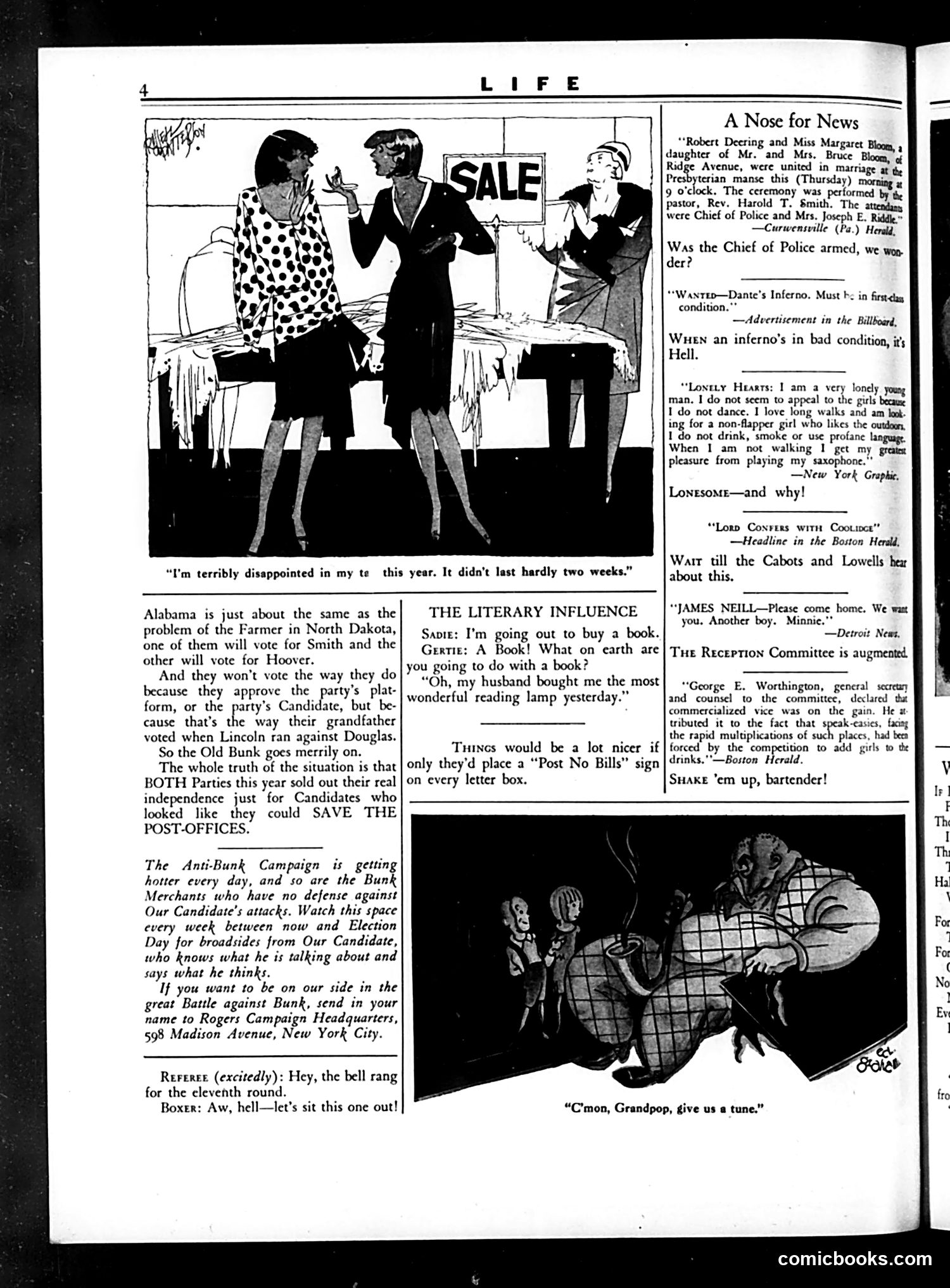 Life — August 30, 1928 — page 6: Life, 1928-08-30