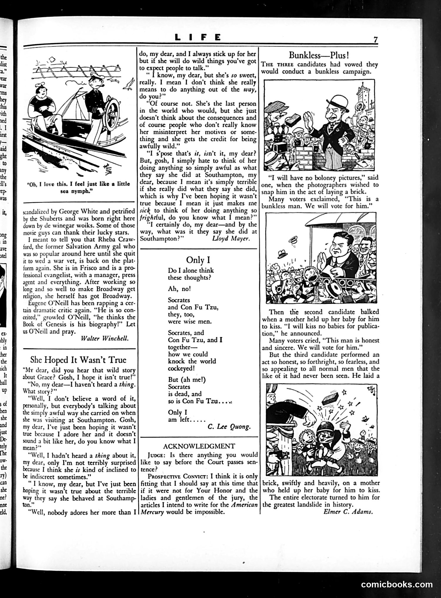 Life — August 30, 1928 — page 9: Life, 1928-08-30
