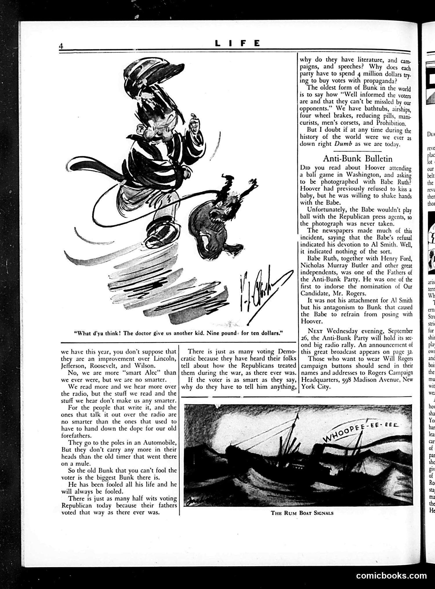 Life — September 21, 1928 — page 6: Life, 1928-09-21