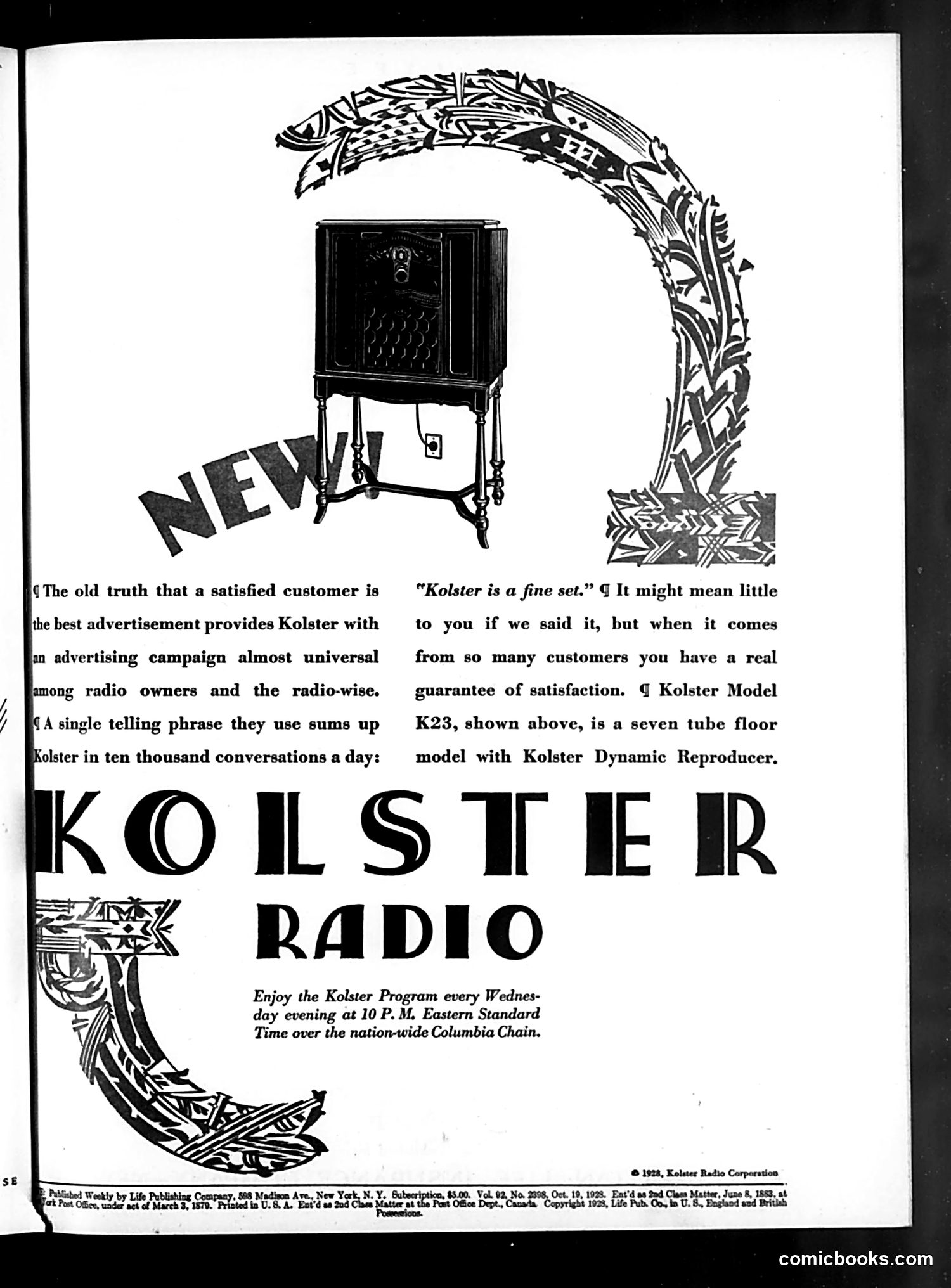 Life — October 19, 1928 — page 3: Life, 1928-10-19