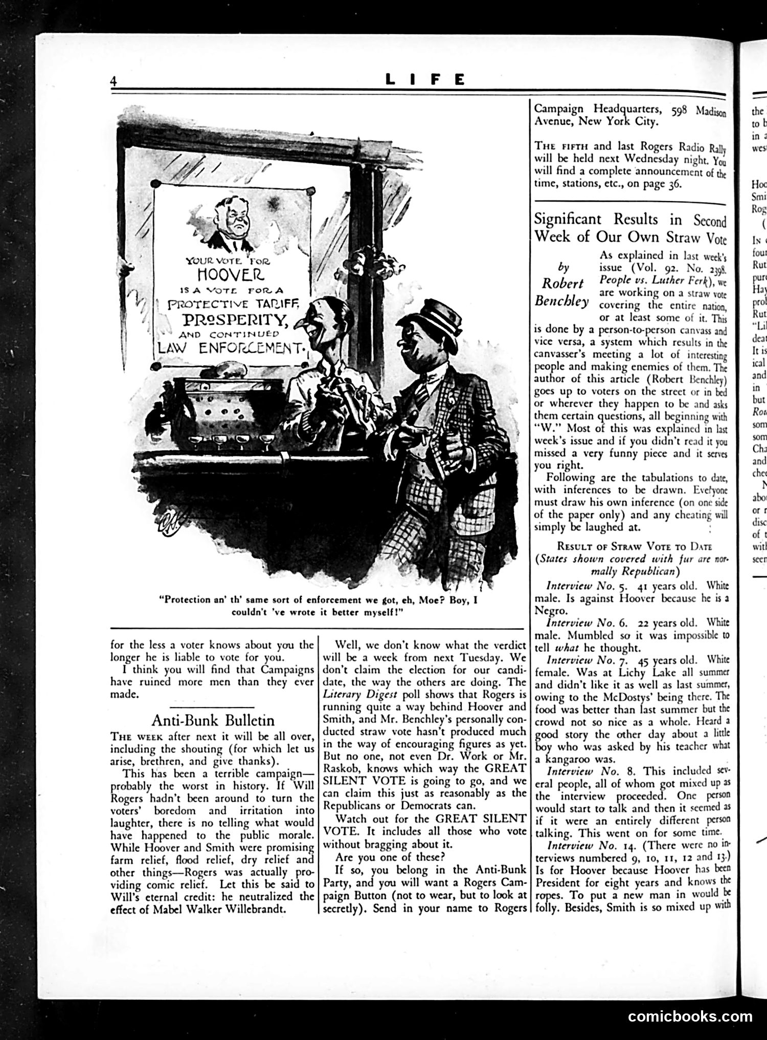 Life — October 26, 1928 — page 6: Life, 1928-10-26