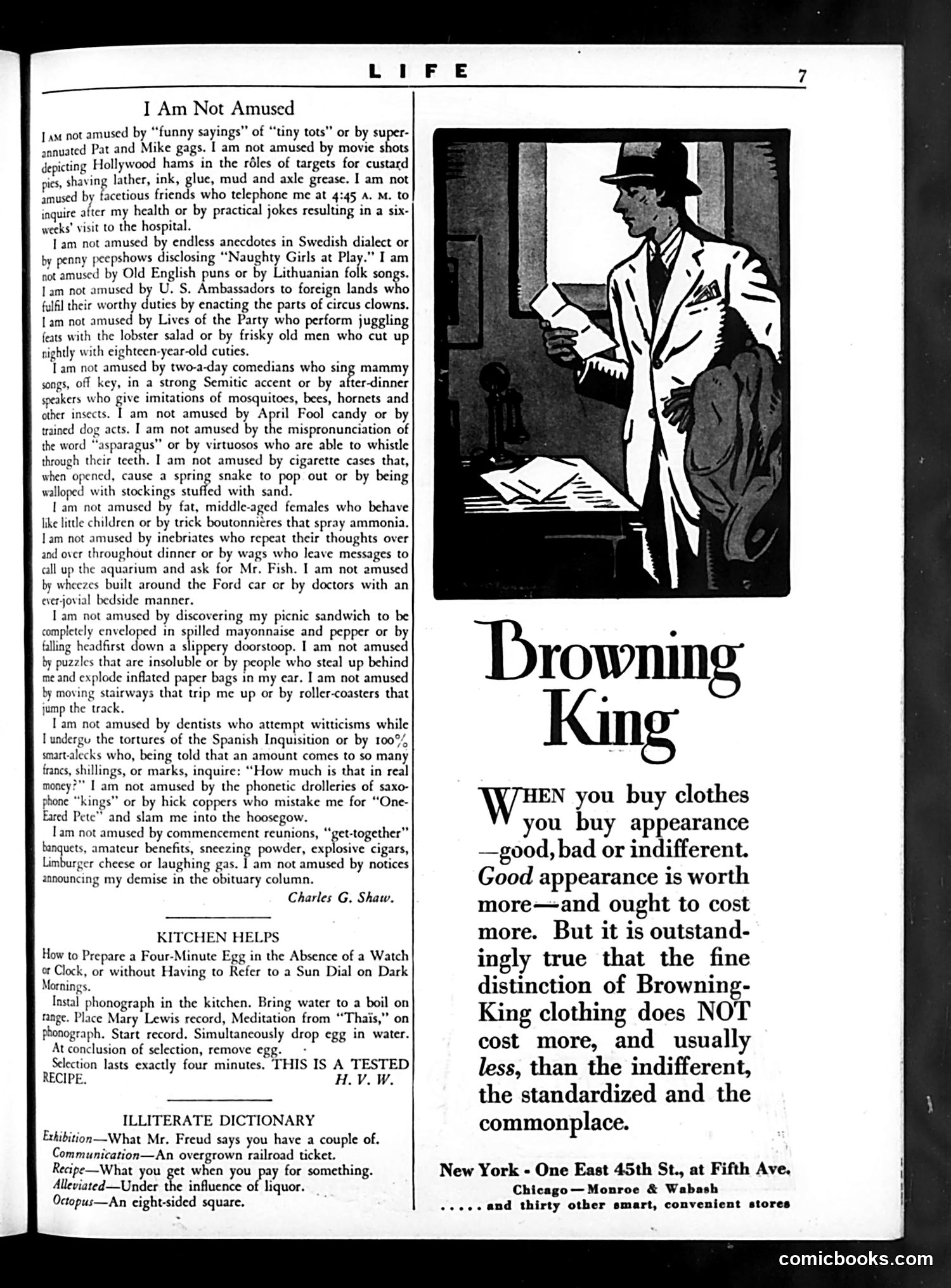 Life — November 2, 1928 — page 9: Life, 1928-11-02