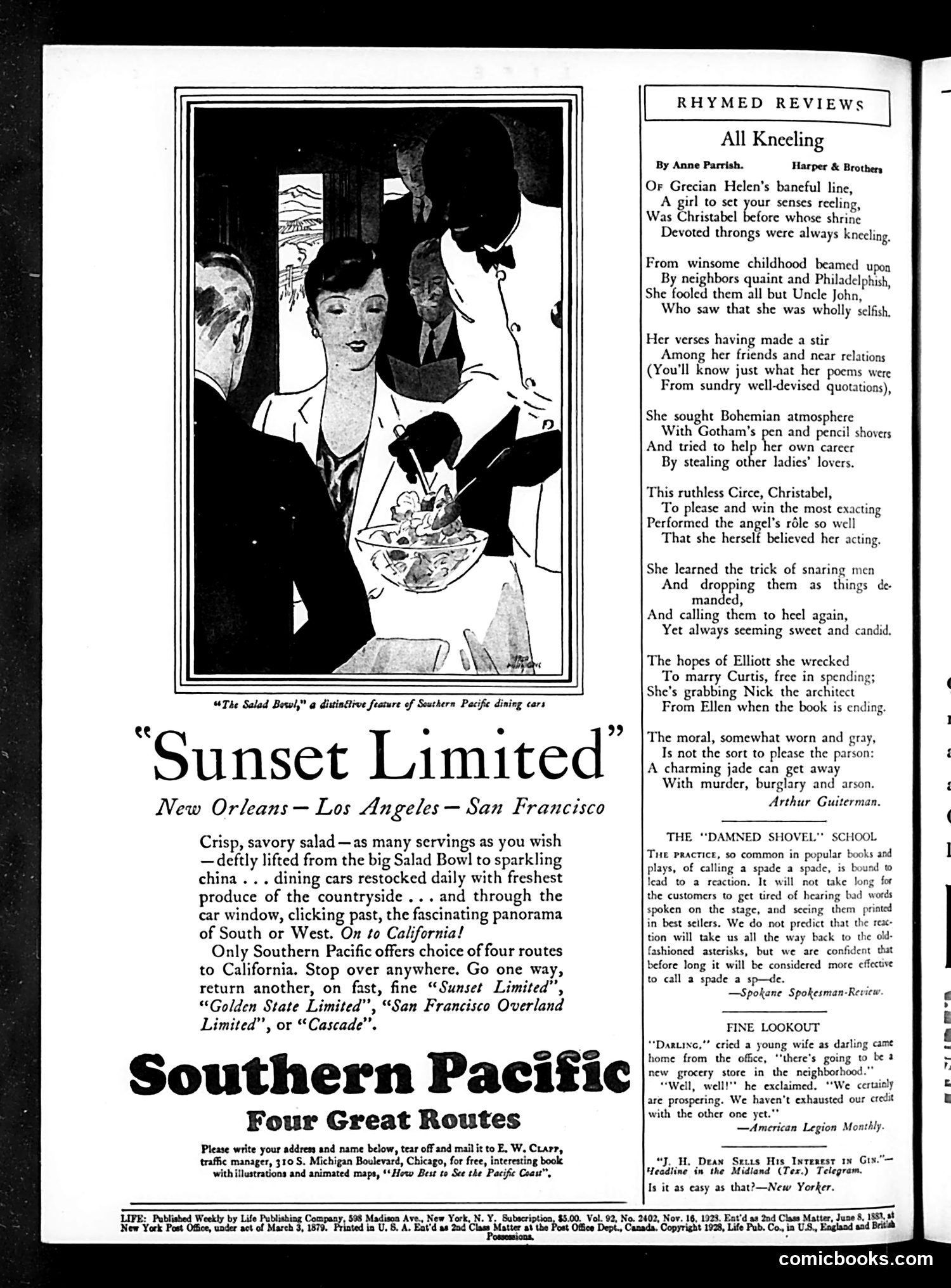Life — November 16, 1928 — page 4: Life, 1928-11-16