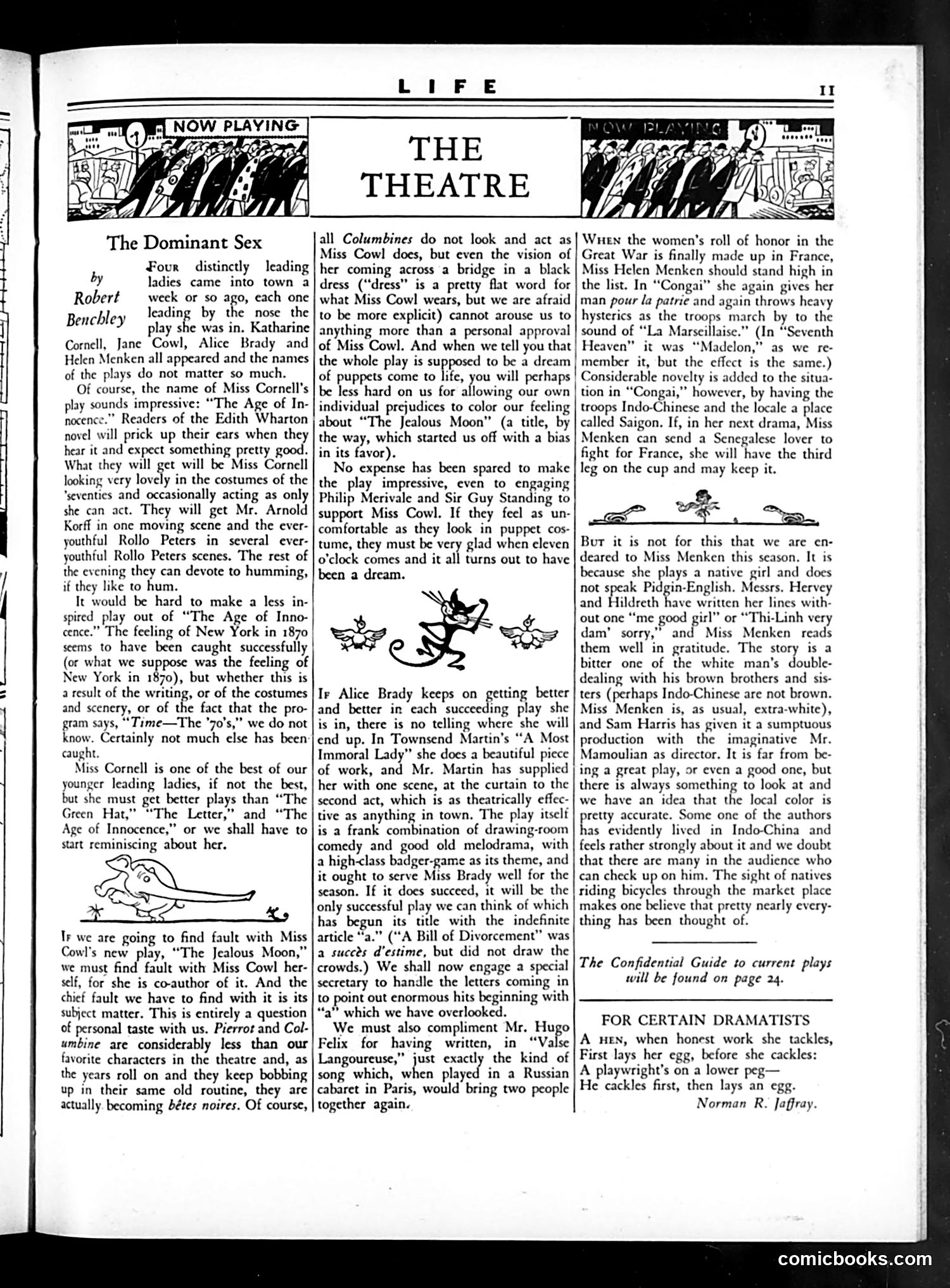 Life — December 21, 1928 — page 13: Life, 1928-12-21
