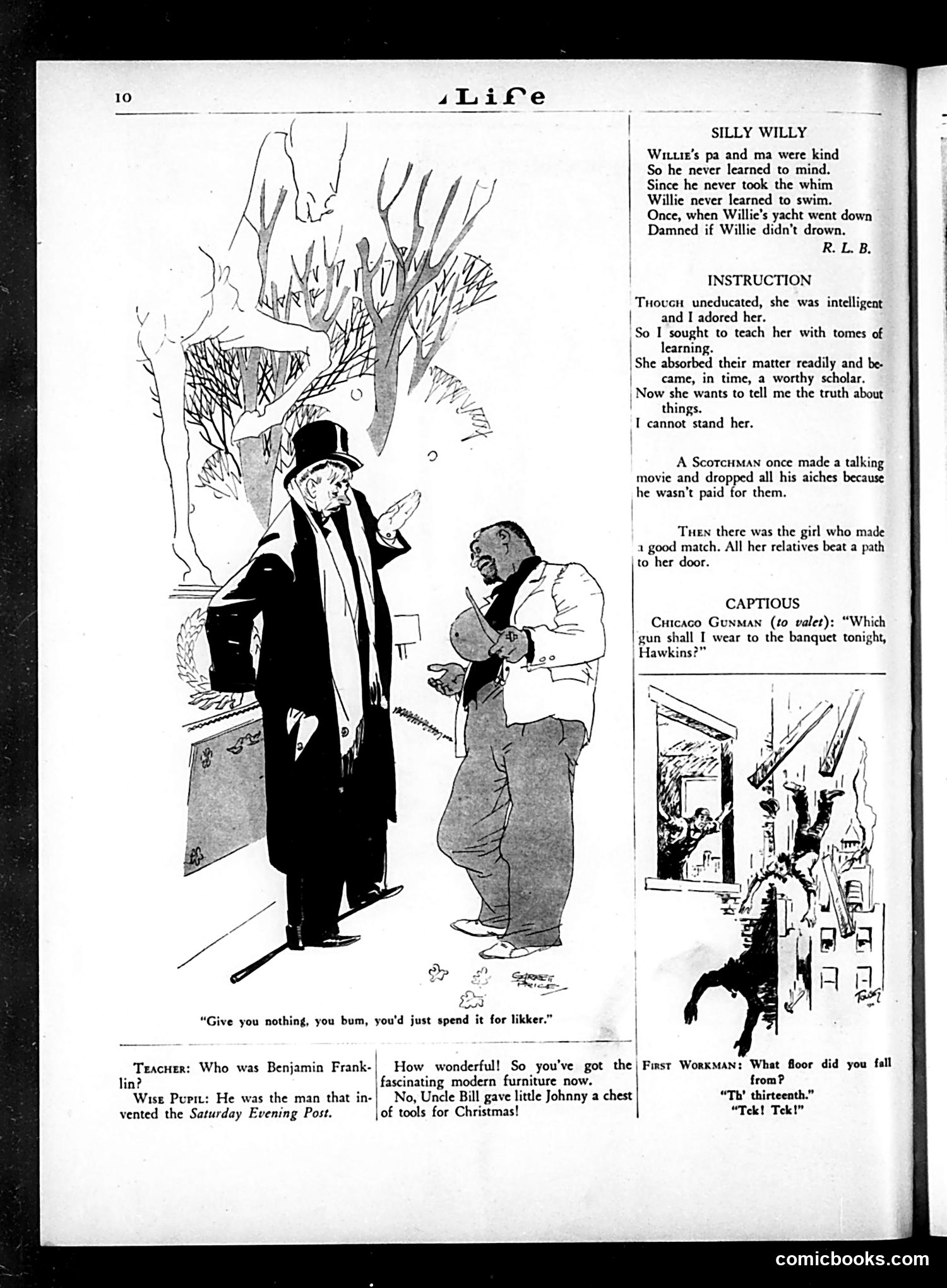 Life — January 11, 1929 — page 12: Life, 1929-01-11