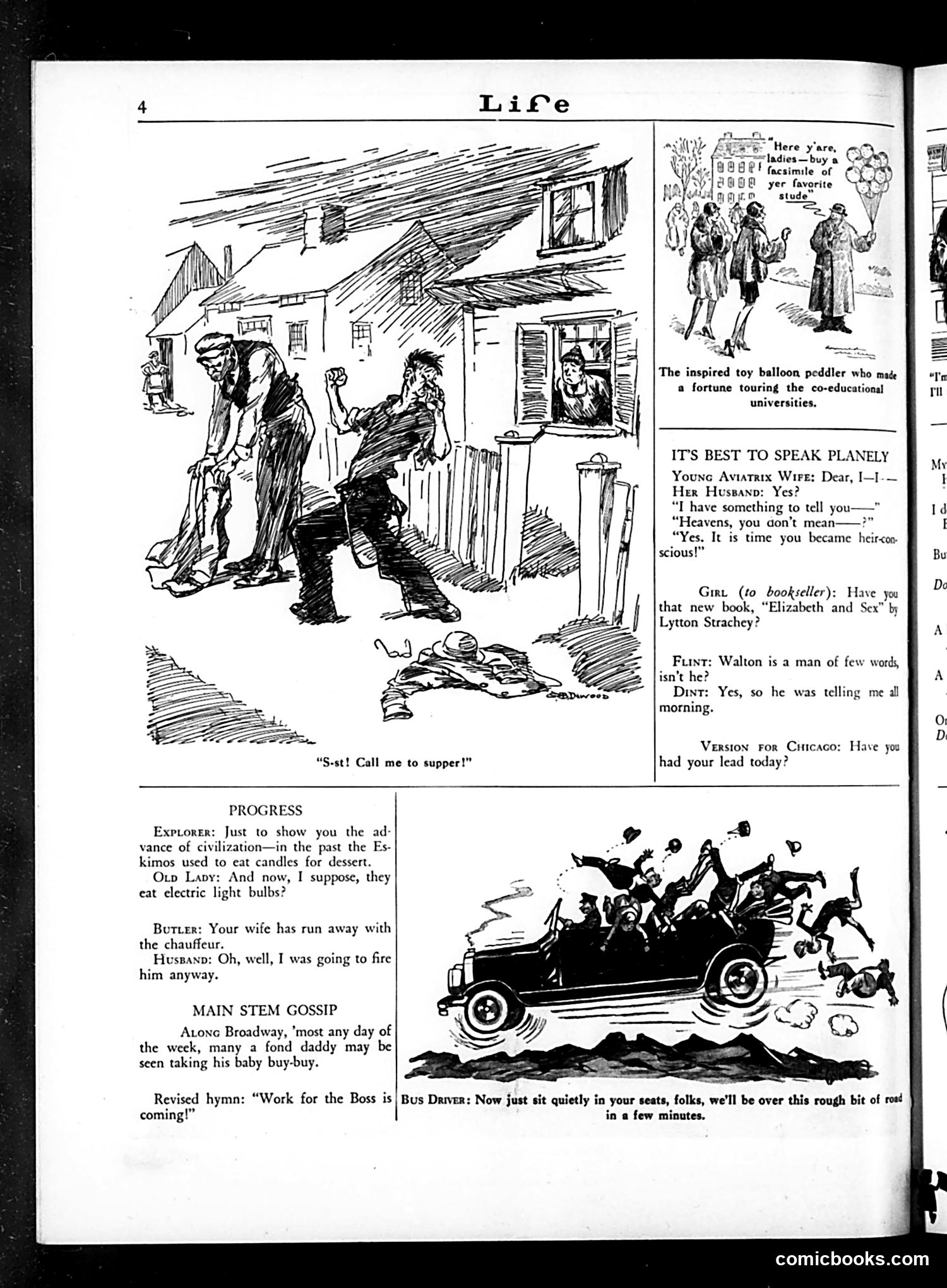 Life — January 25, 1929 — page 6: Life, 1929-01-25