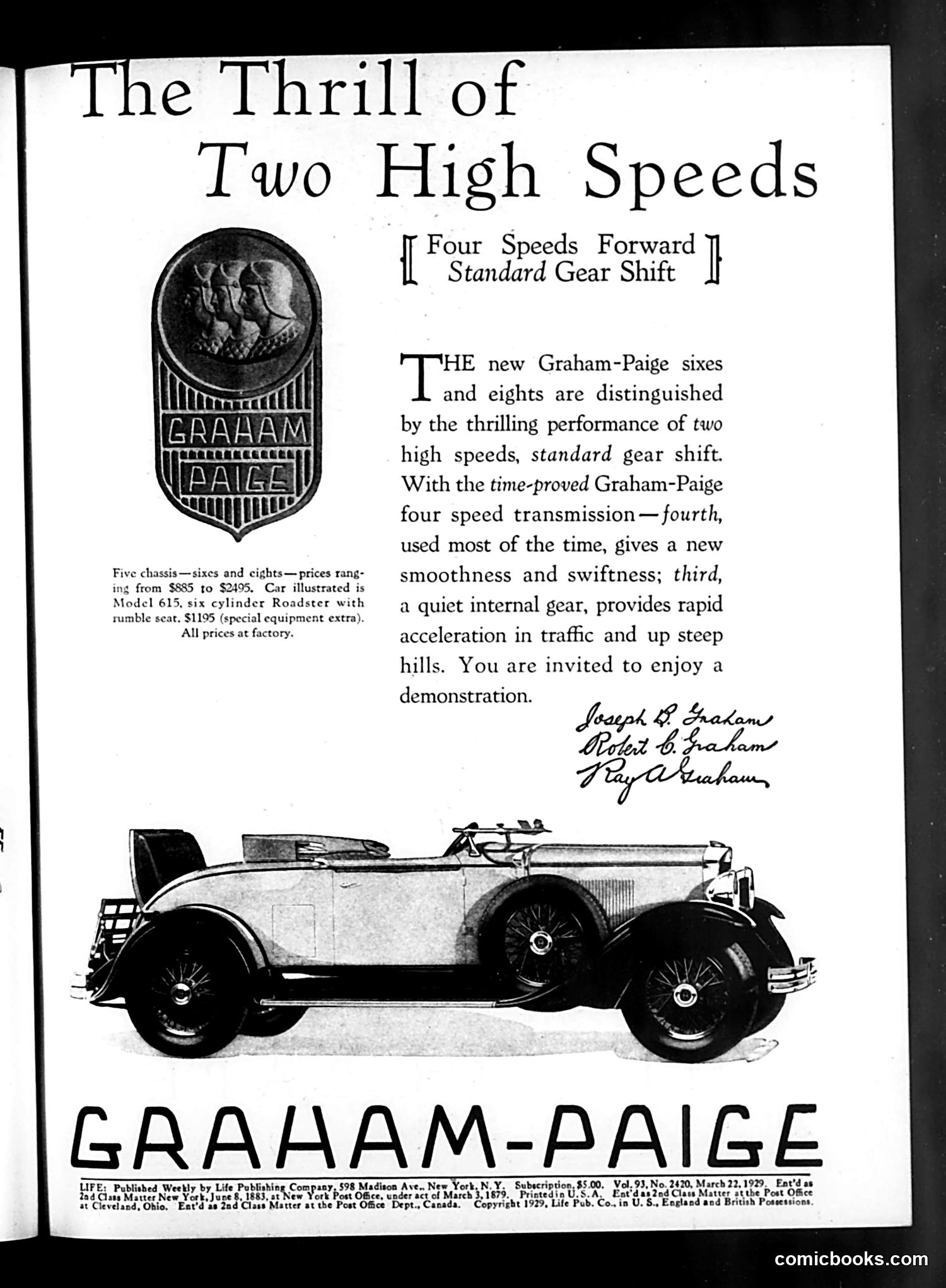 Life — March 22, 1929 — page 3: Life, 1929-03-22