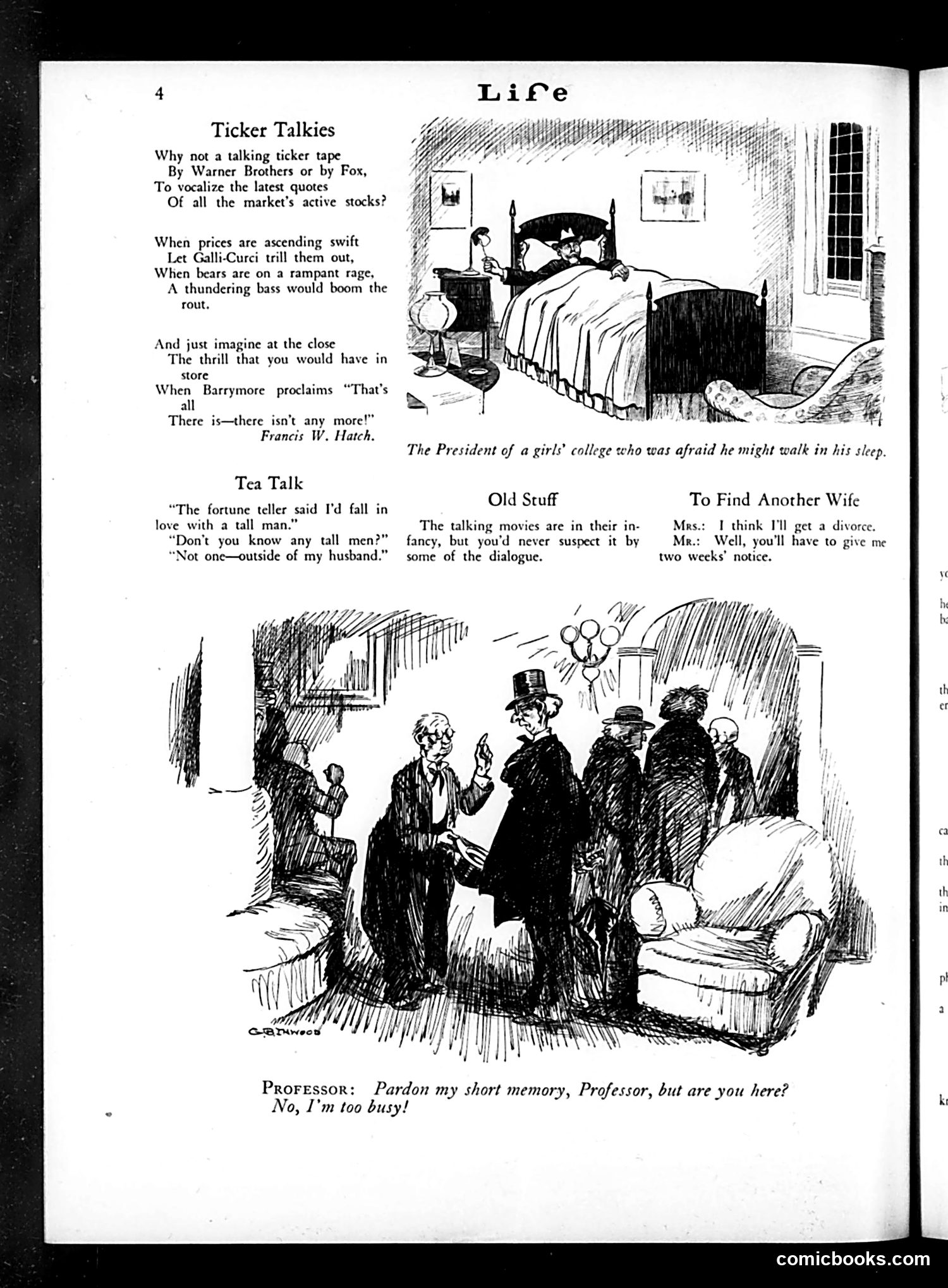 Life — March 22, 1929 — page 6: Life, 1929-03-22