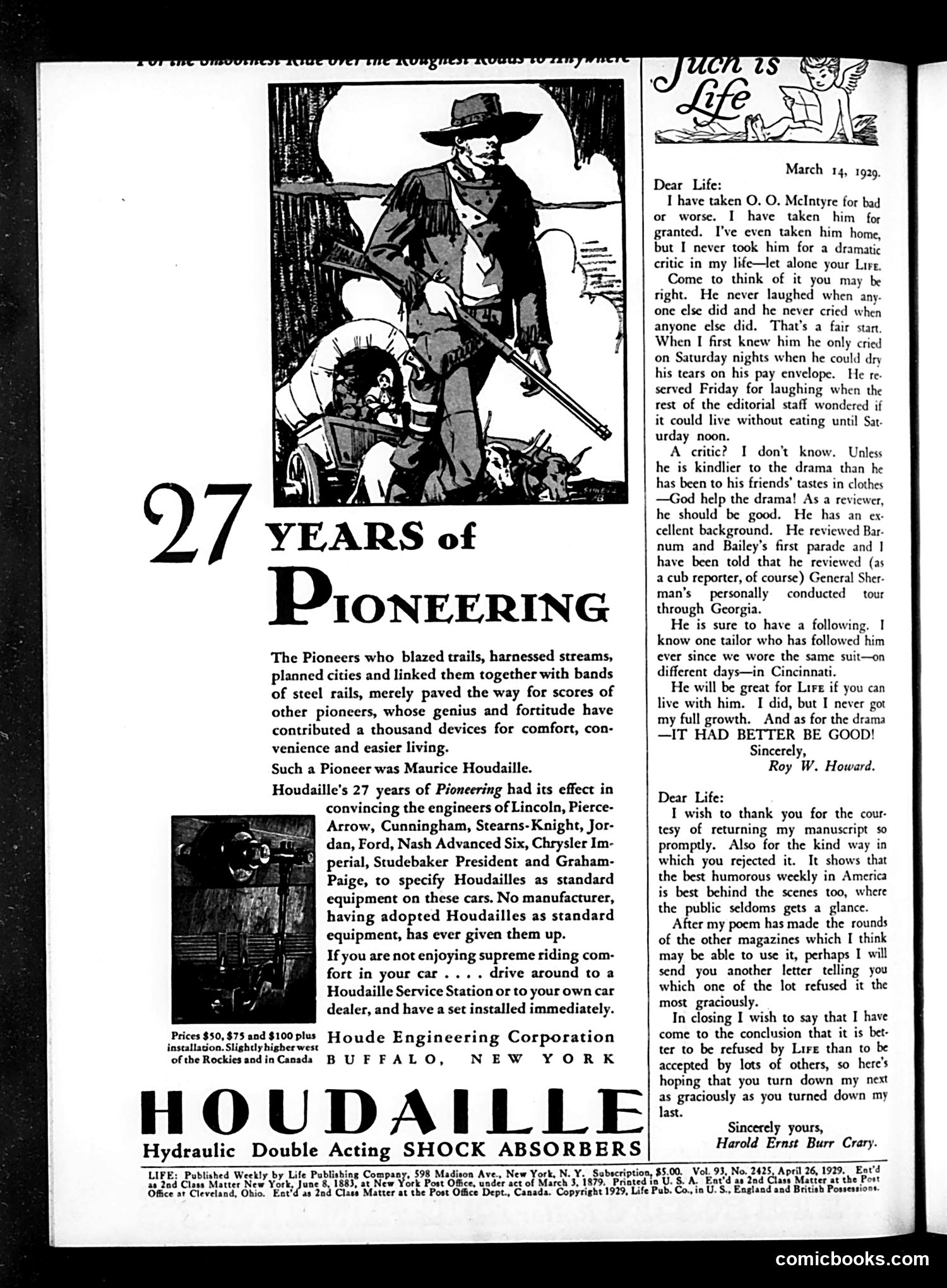 Life — April 26, 1929 — page 4: Life, 1929-04-26