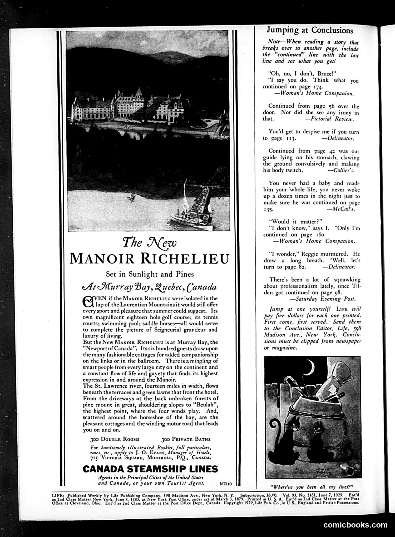 Life — June 7, 1929 — page 4: Life, 1929-06-07