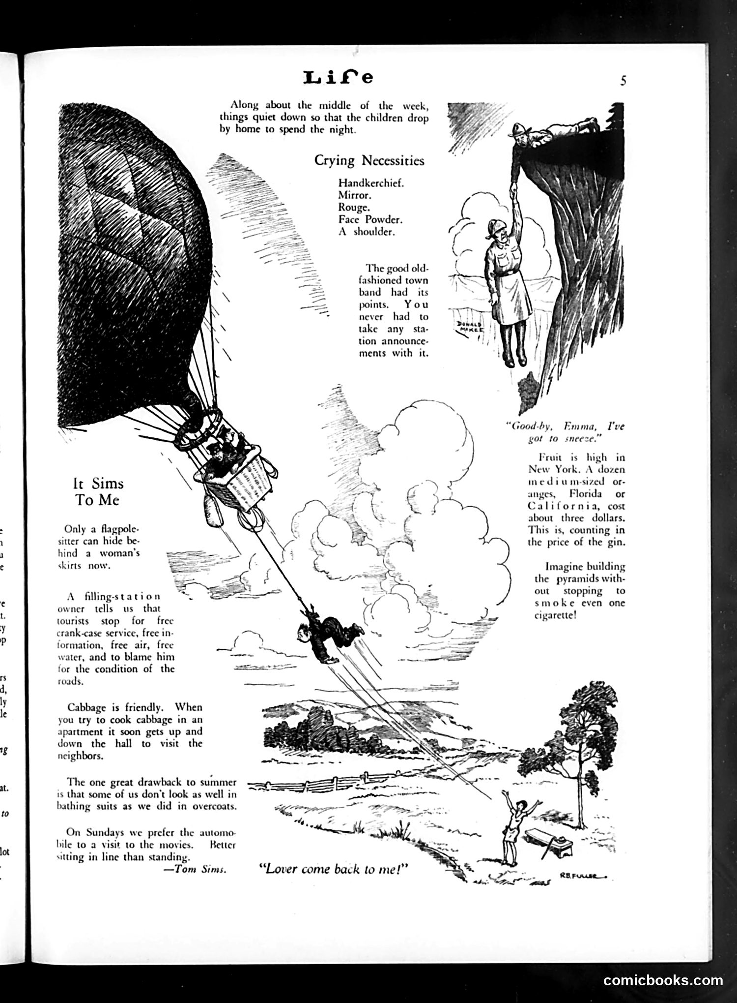 Life — June 28, 1929 — page 7: Life, 1929-06-28