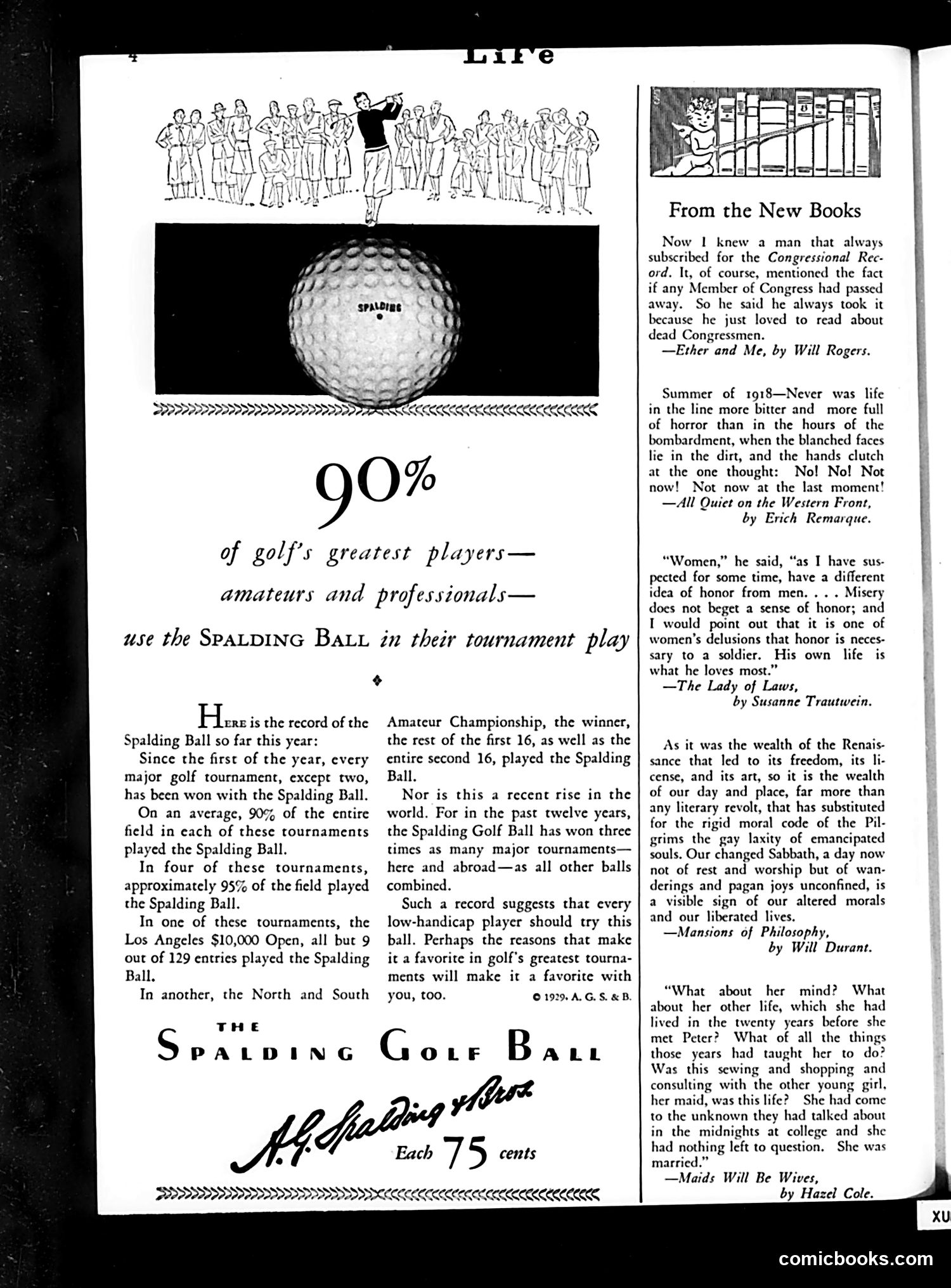 Life — July 12, 1929 — page 6: Life, 1929-07-12