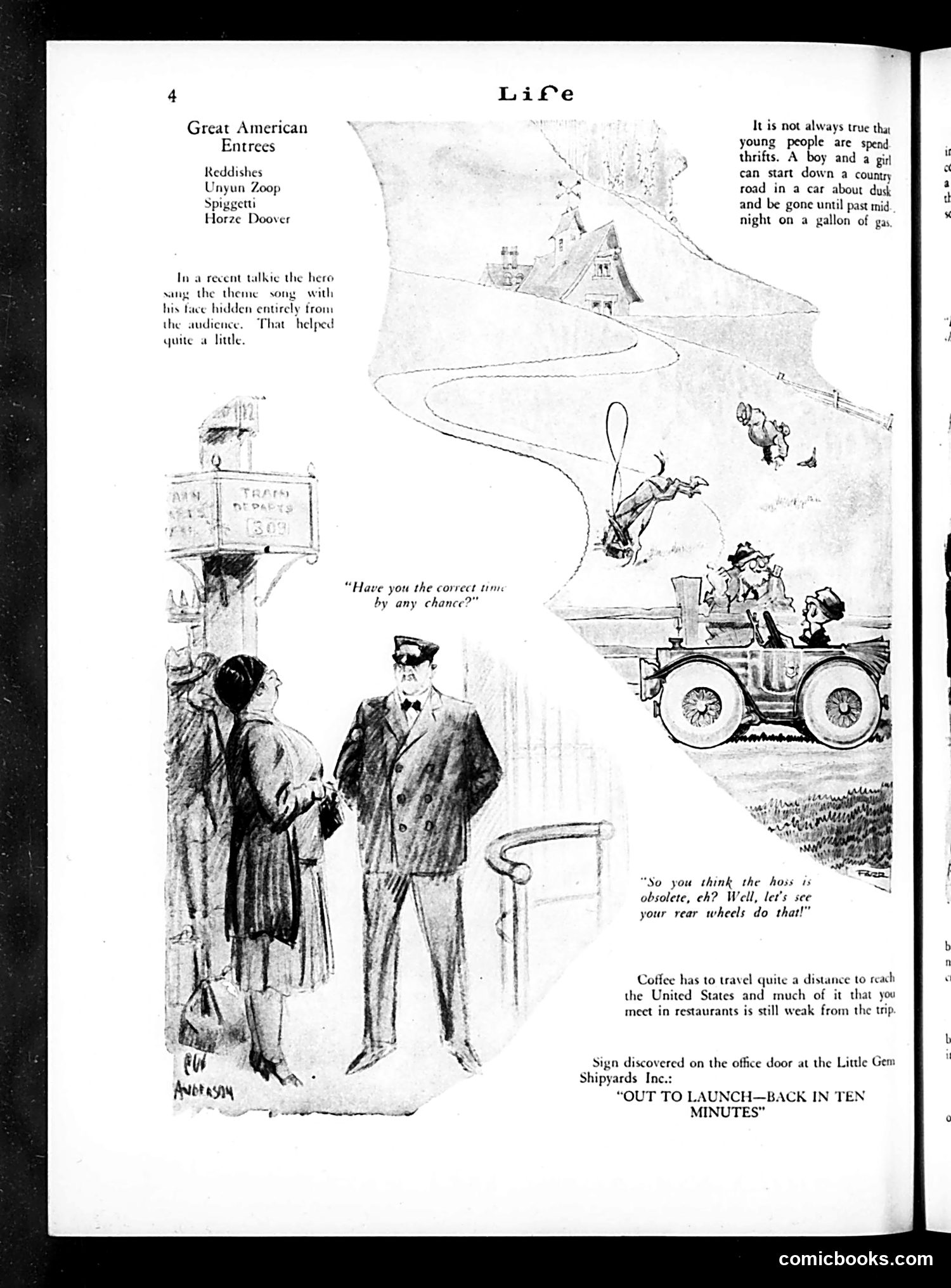 Life — August 23, 1929 — page 6: Life, 1929-08-23