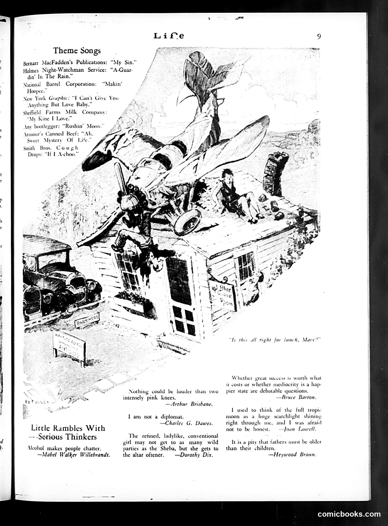 Life — August 23, 1929 — page 11: Life, 1929-08-23