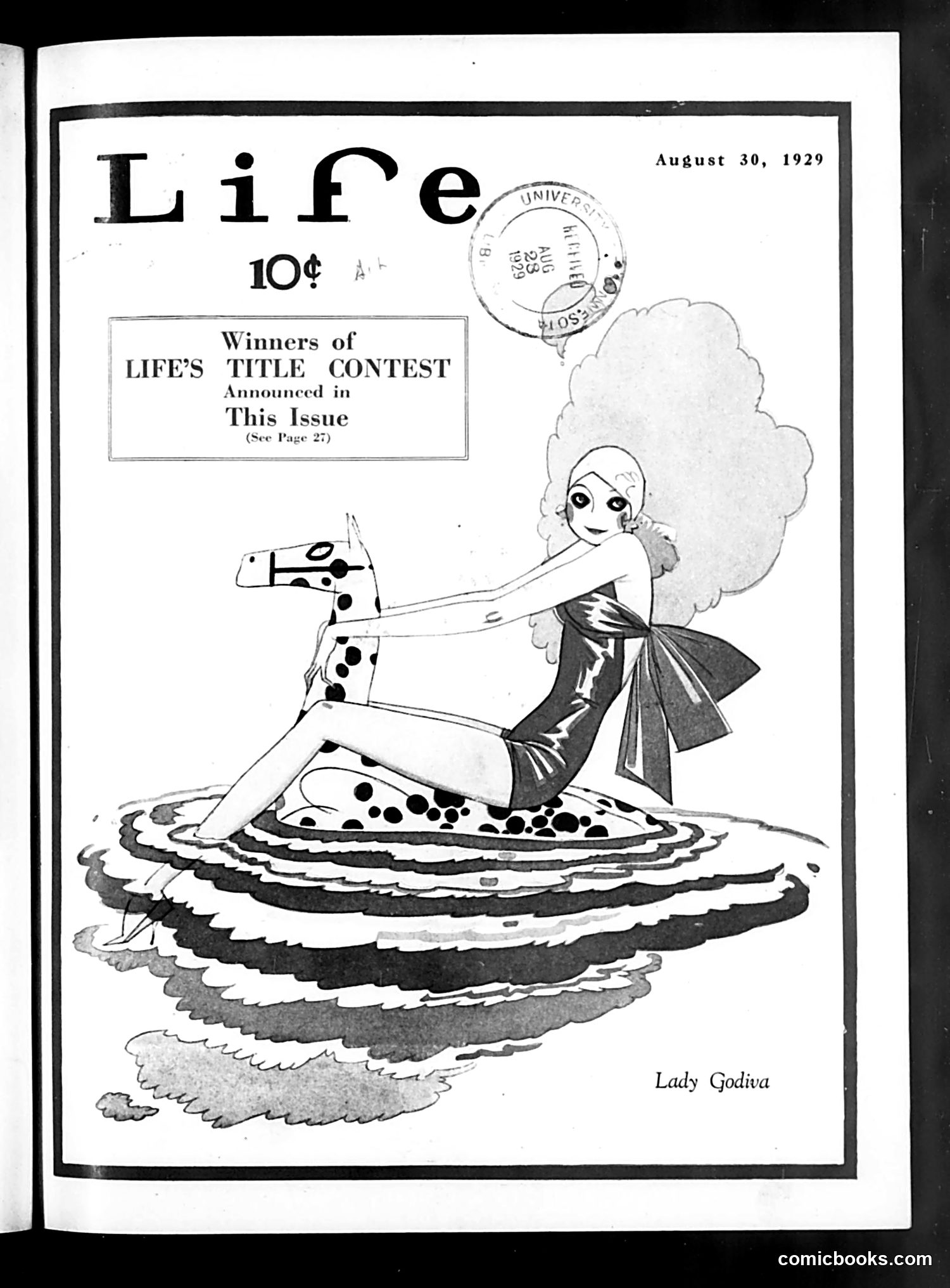 Life — August 30, 1929 — page 1: Life, 1929-08-30