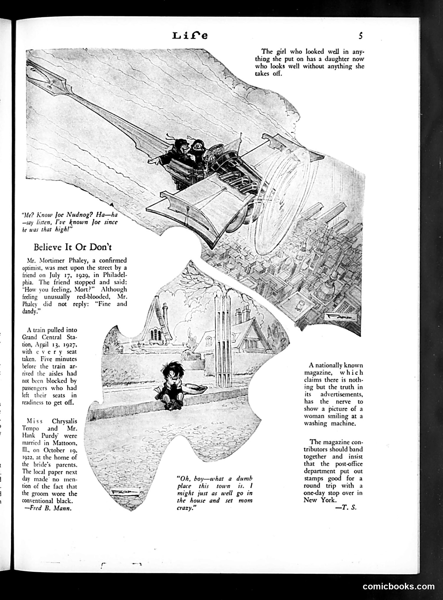 Life — August 30, 1929 — page 7: Life, 1929-08-30