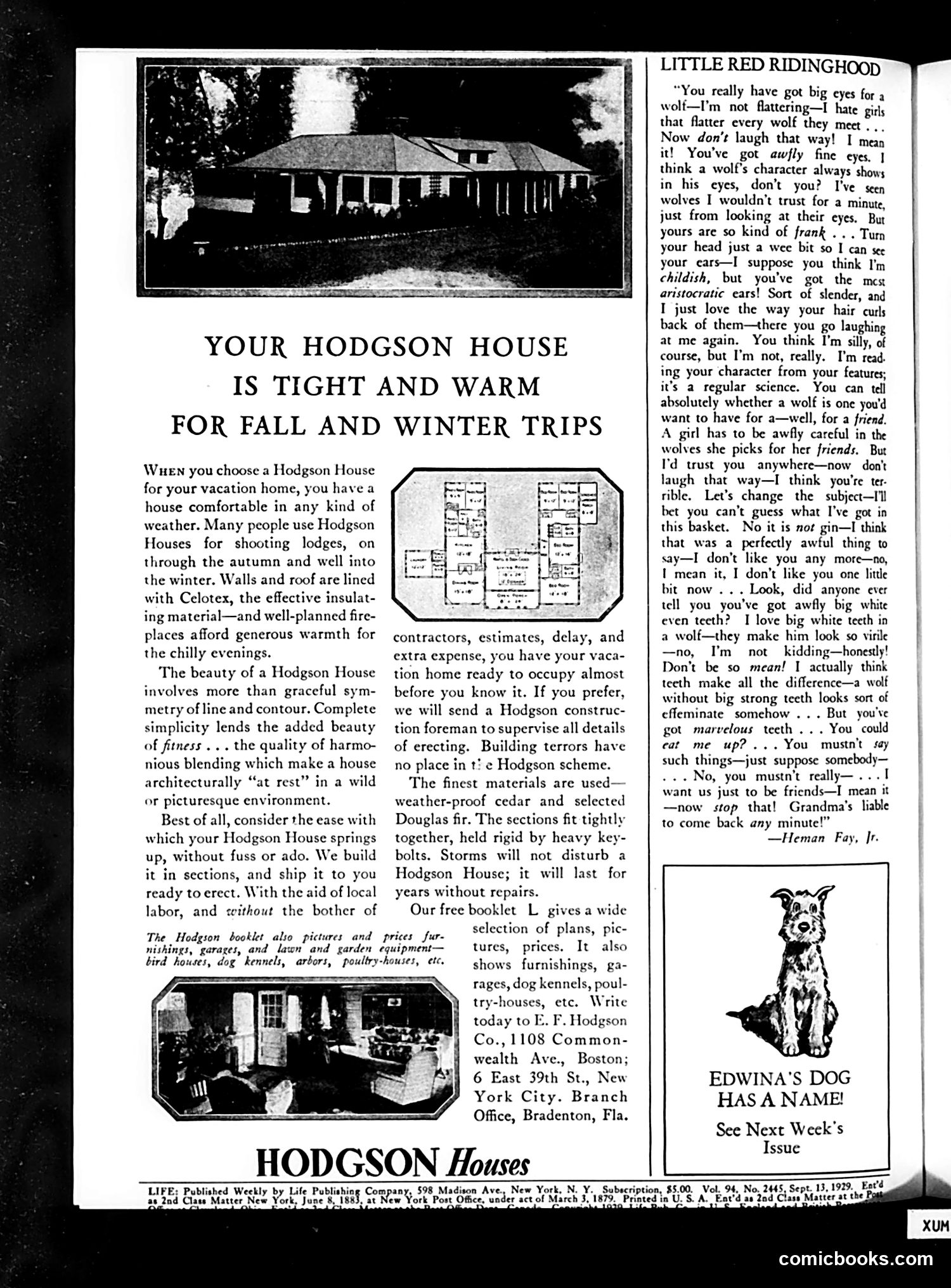 Life — September 13, 1929 — page 4: Life, 1929-09-13