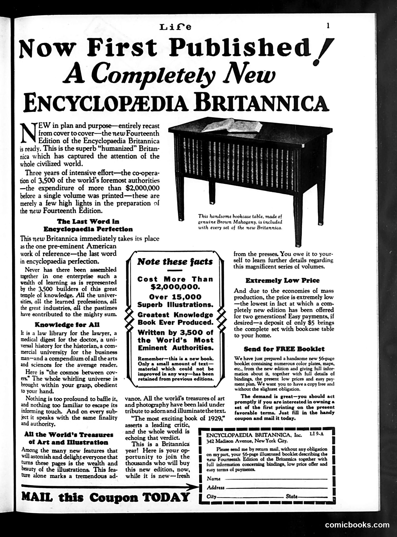 Life — September 20, 1929 — page 3: Life, 1929-09-20
