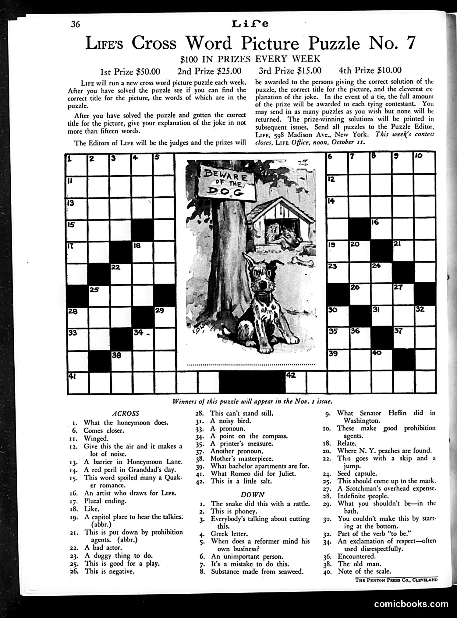Life — October 4, 1929 — page 1: Life, 1929-10-04