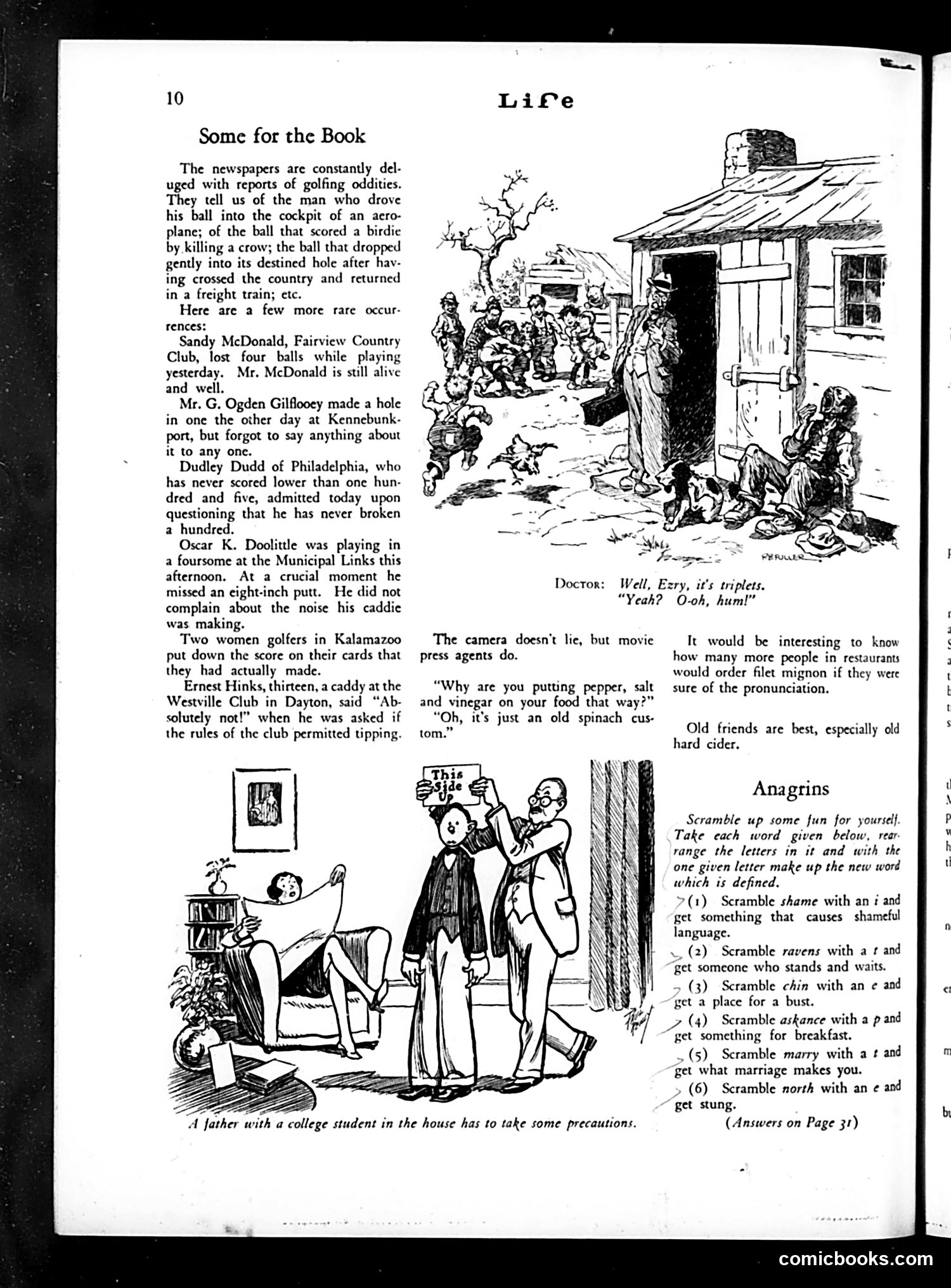 Life — October 25, 1929 — page 12: Life, 1929-10-25