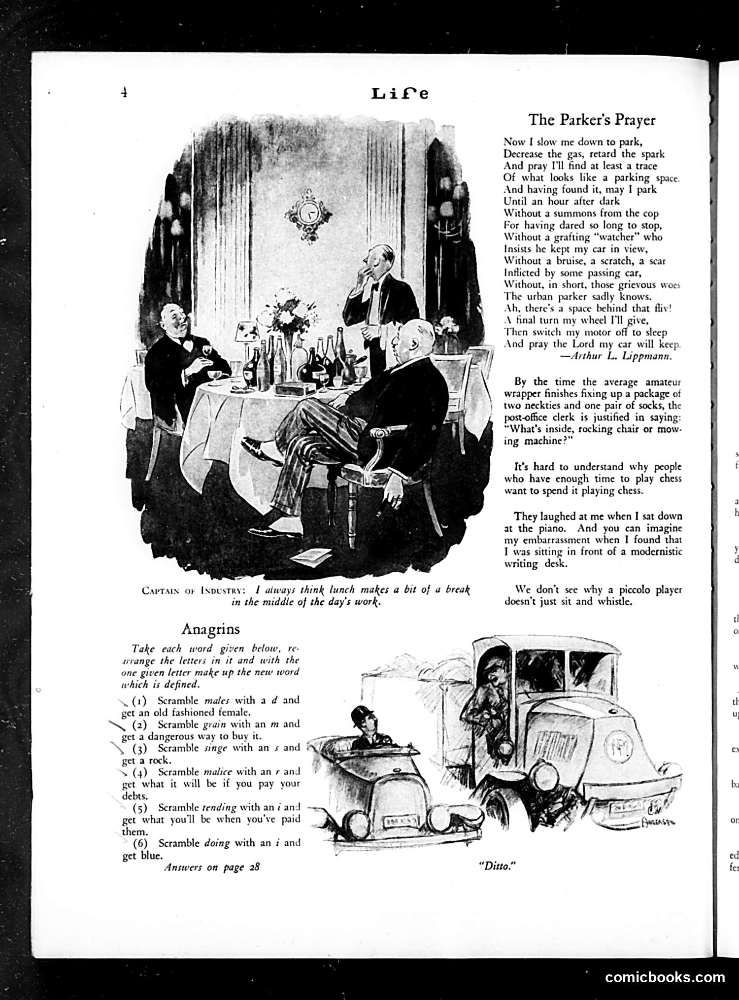 Life — January 3, 1930 — page 6: Life, 1930-01-03
