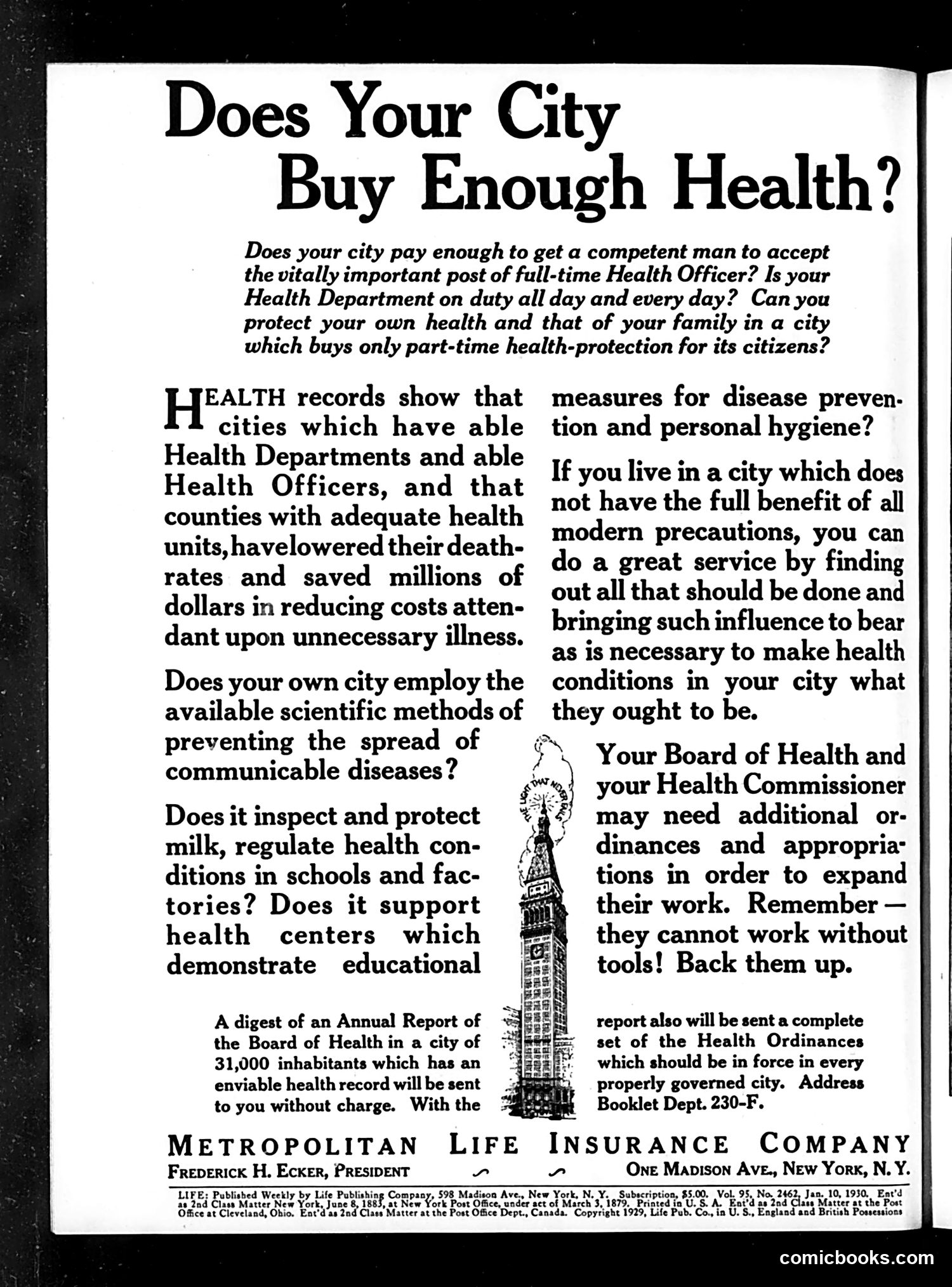 Life — January 10, 1930 — page 4: Life, 1930-01-10