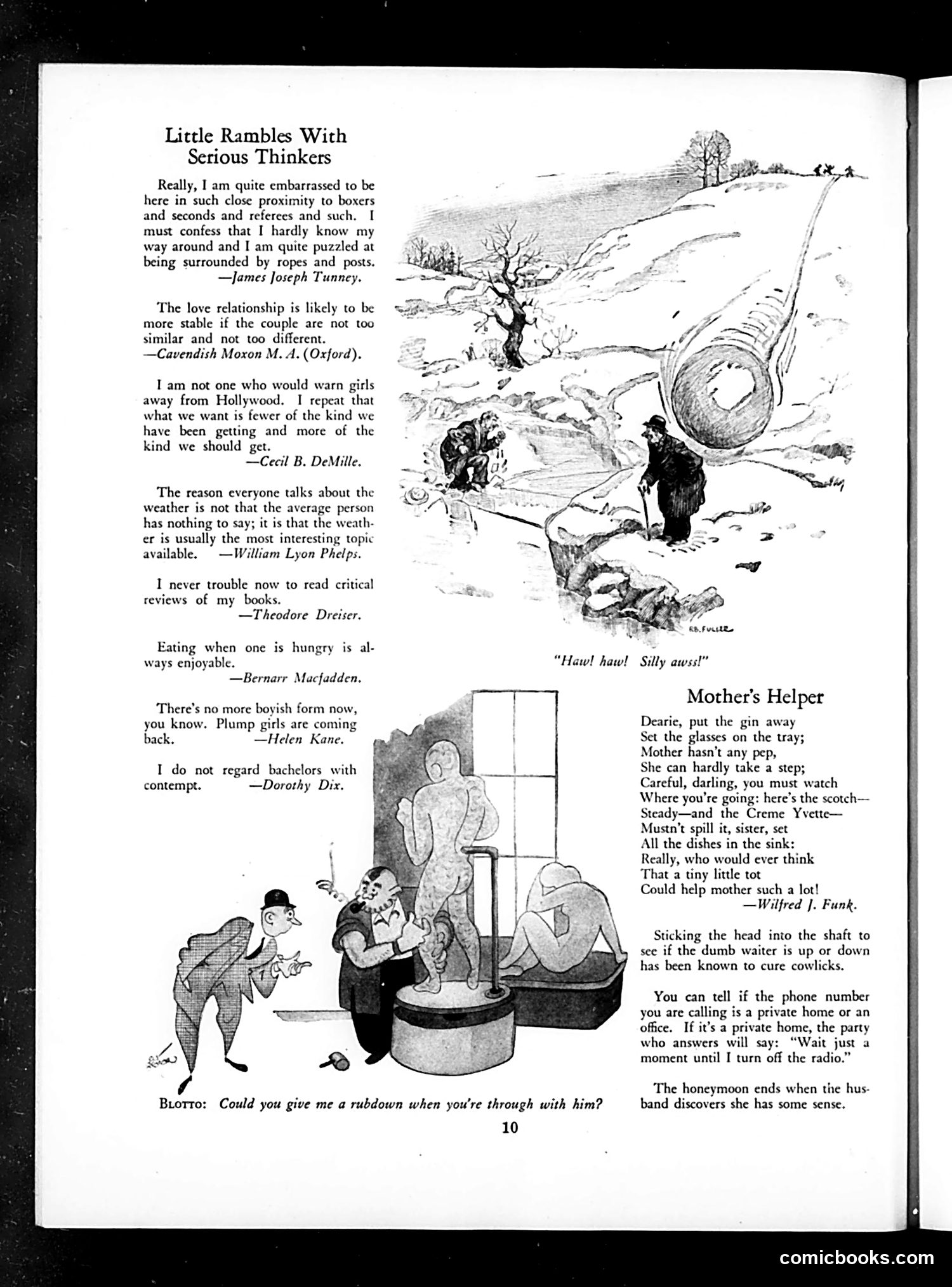 Life — January 17, 1930 — page 12: Life, 1930-01-17