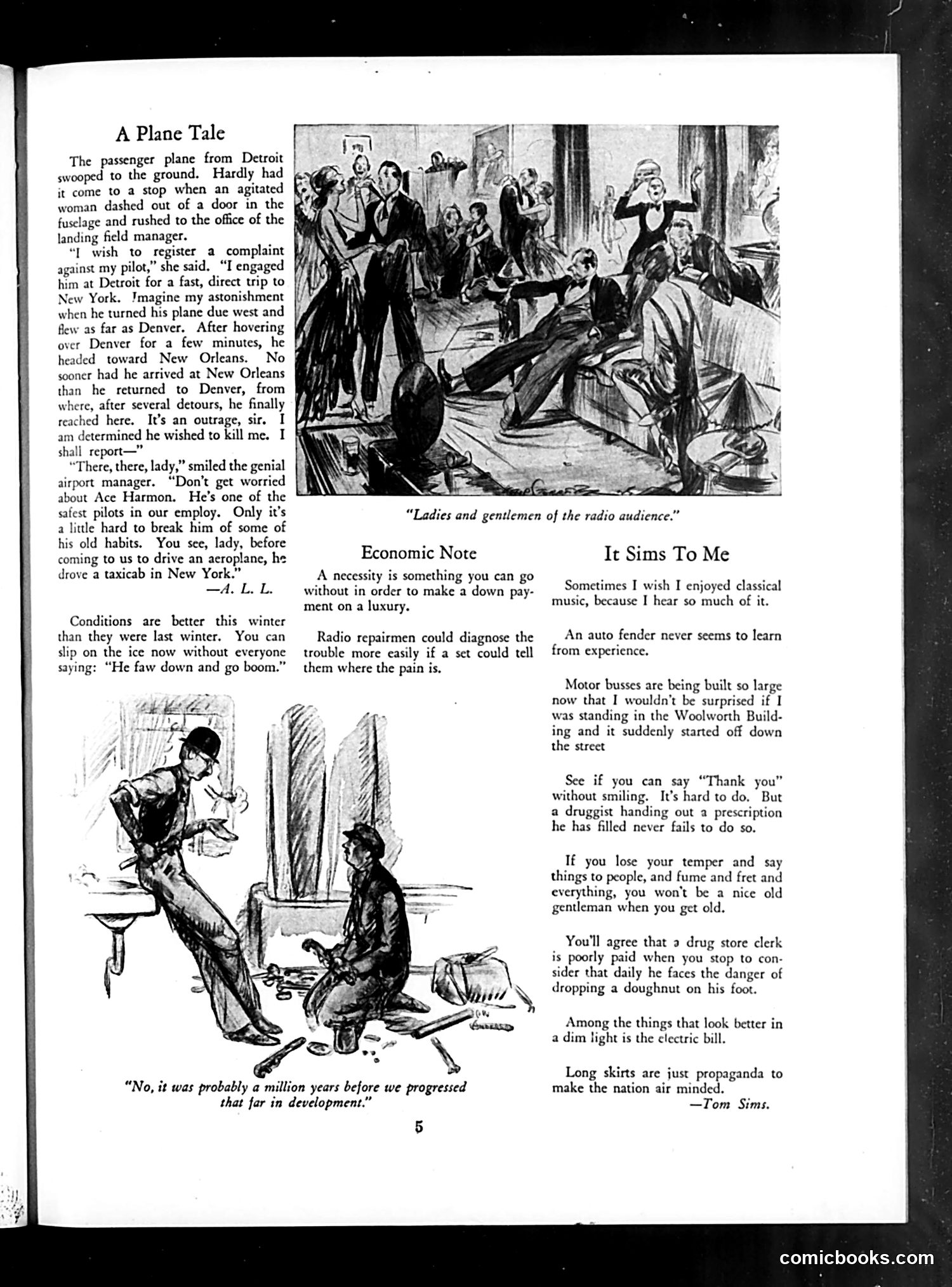 Life — January 24, 1930 — page 7: Life, 1930-01-24