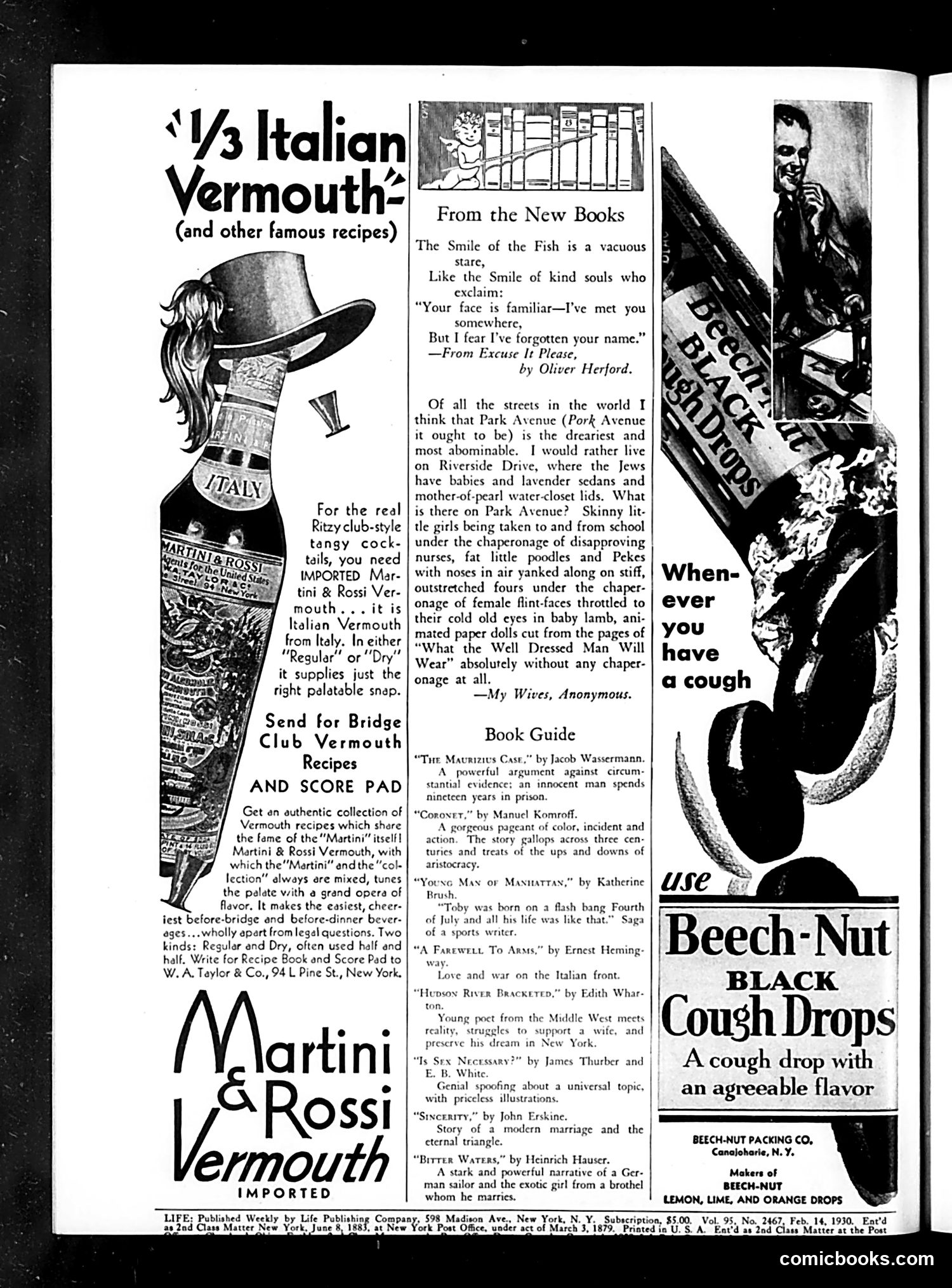 Life — February 14, 1930 — page 4: Life, 1930-02-14