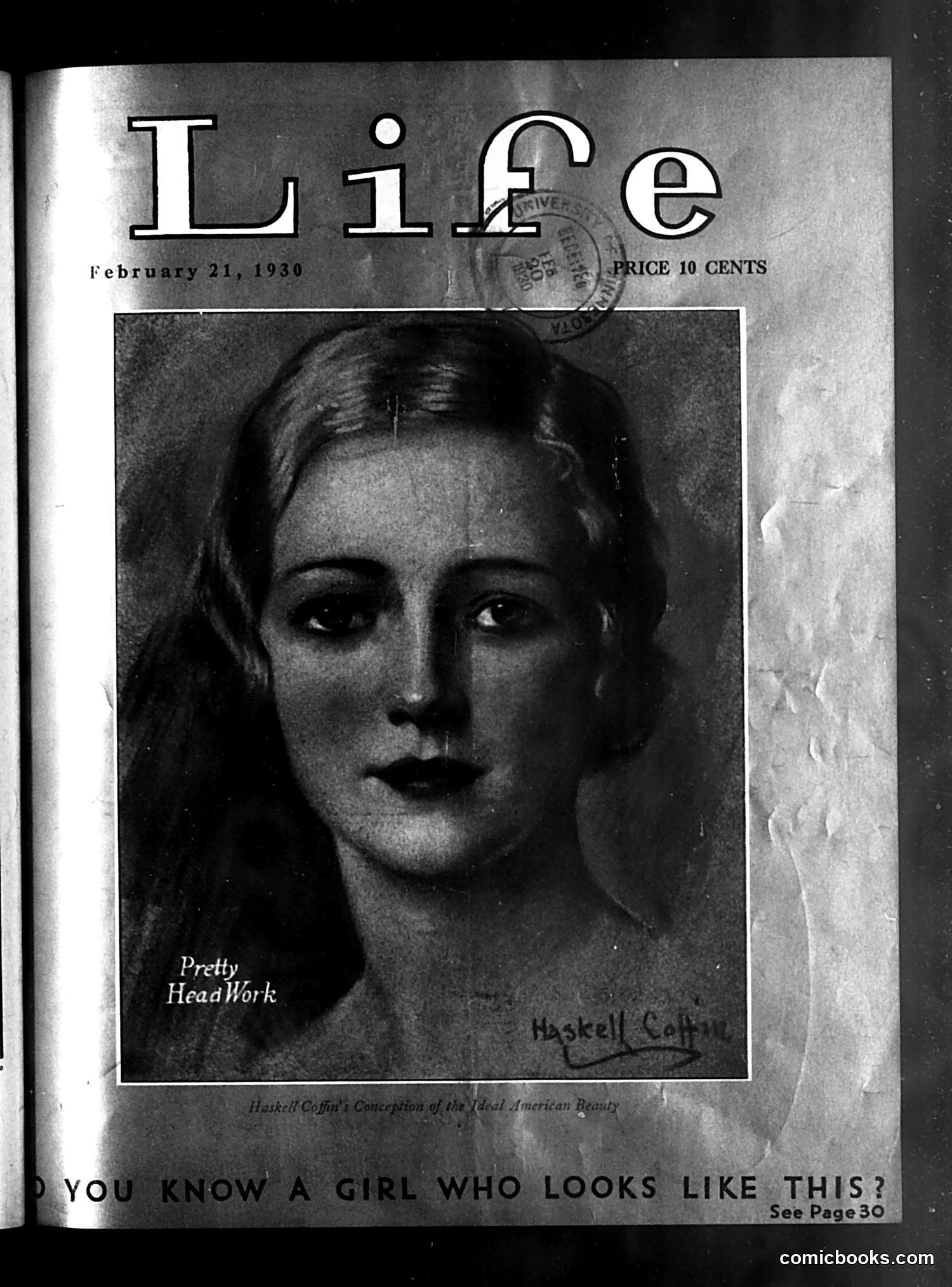 Life — February 21, 1930 — page 1: Life, 1930-02-21