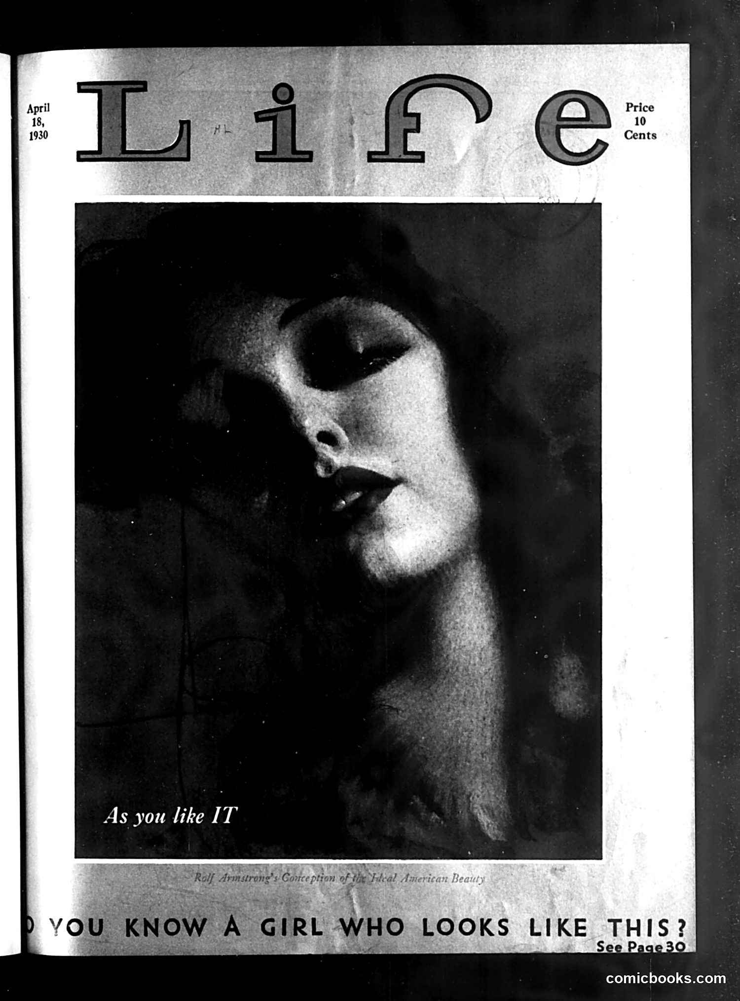 Life — April 18, 1930 — page 1: Life, 1930-04-18