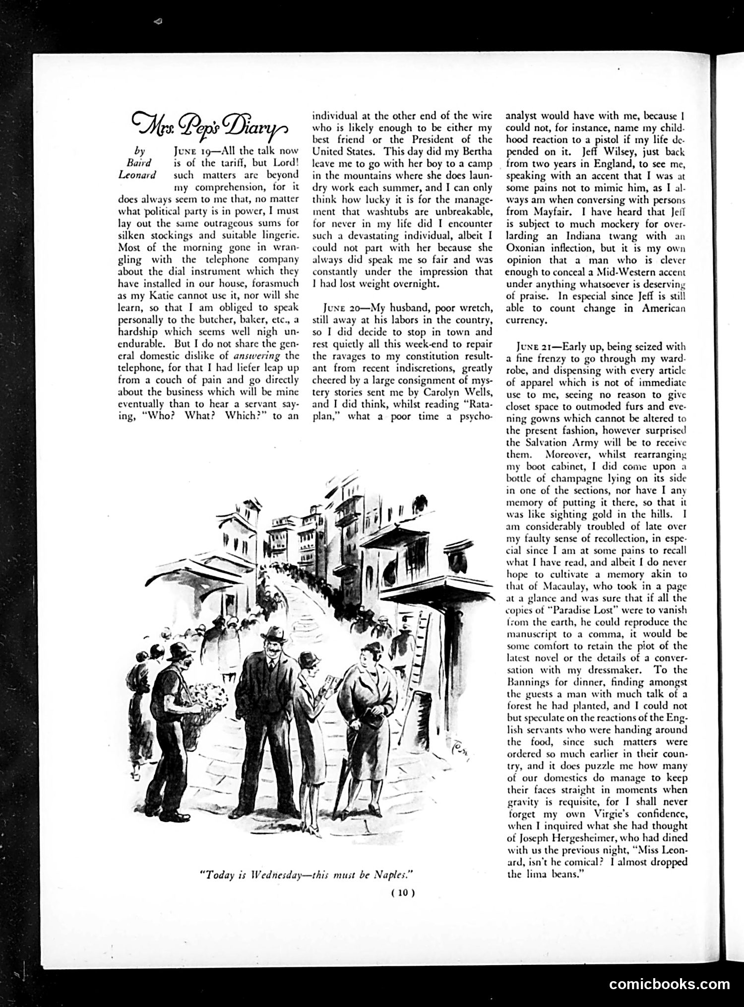 Life — July 11, 1930 — page 12: Life, 1930-07-11