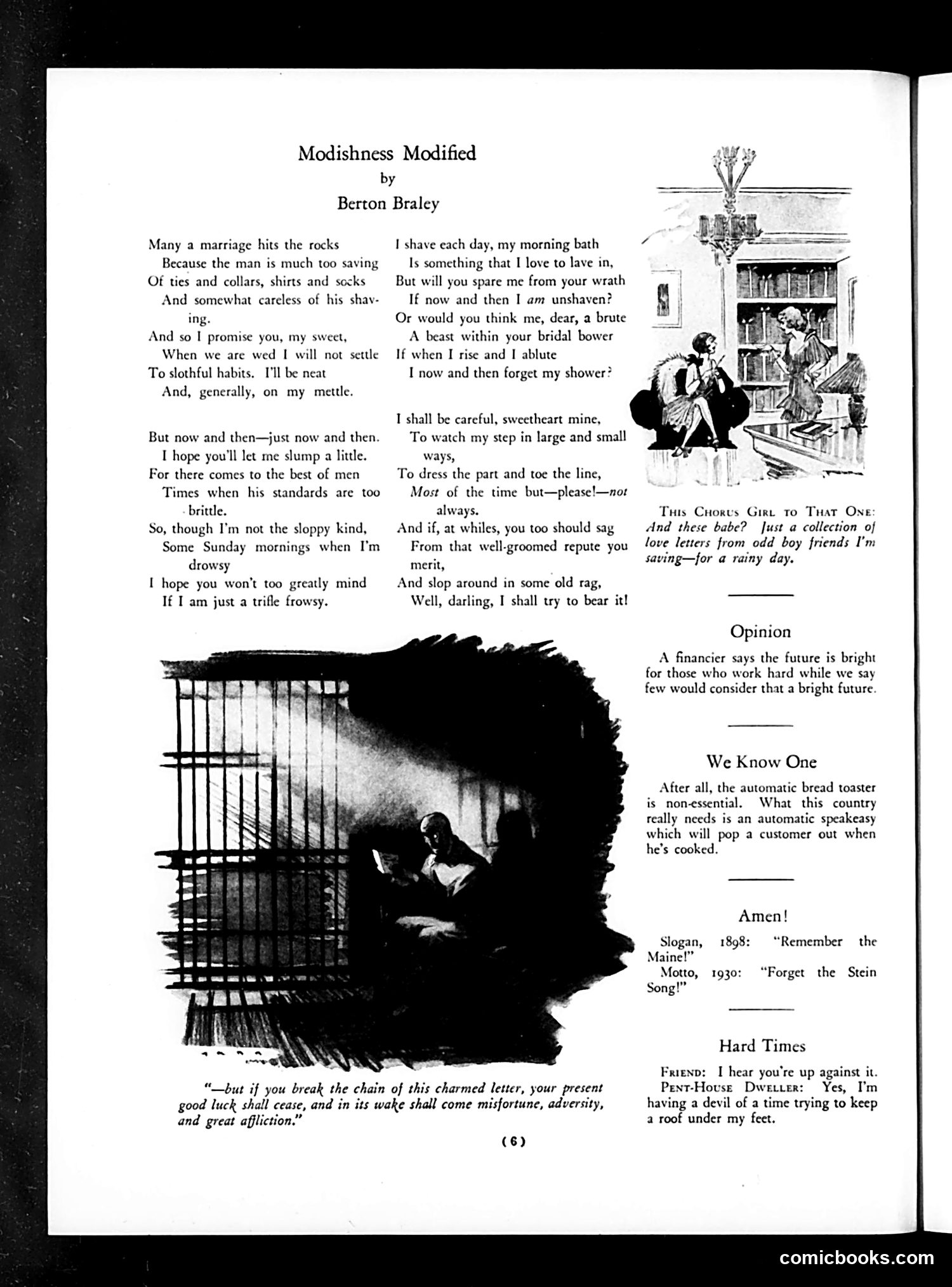 Life — July 25, 1930 — page 8: Life, 1930-07-25