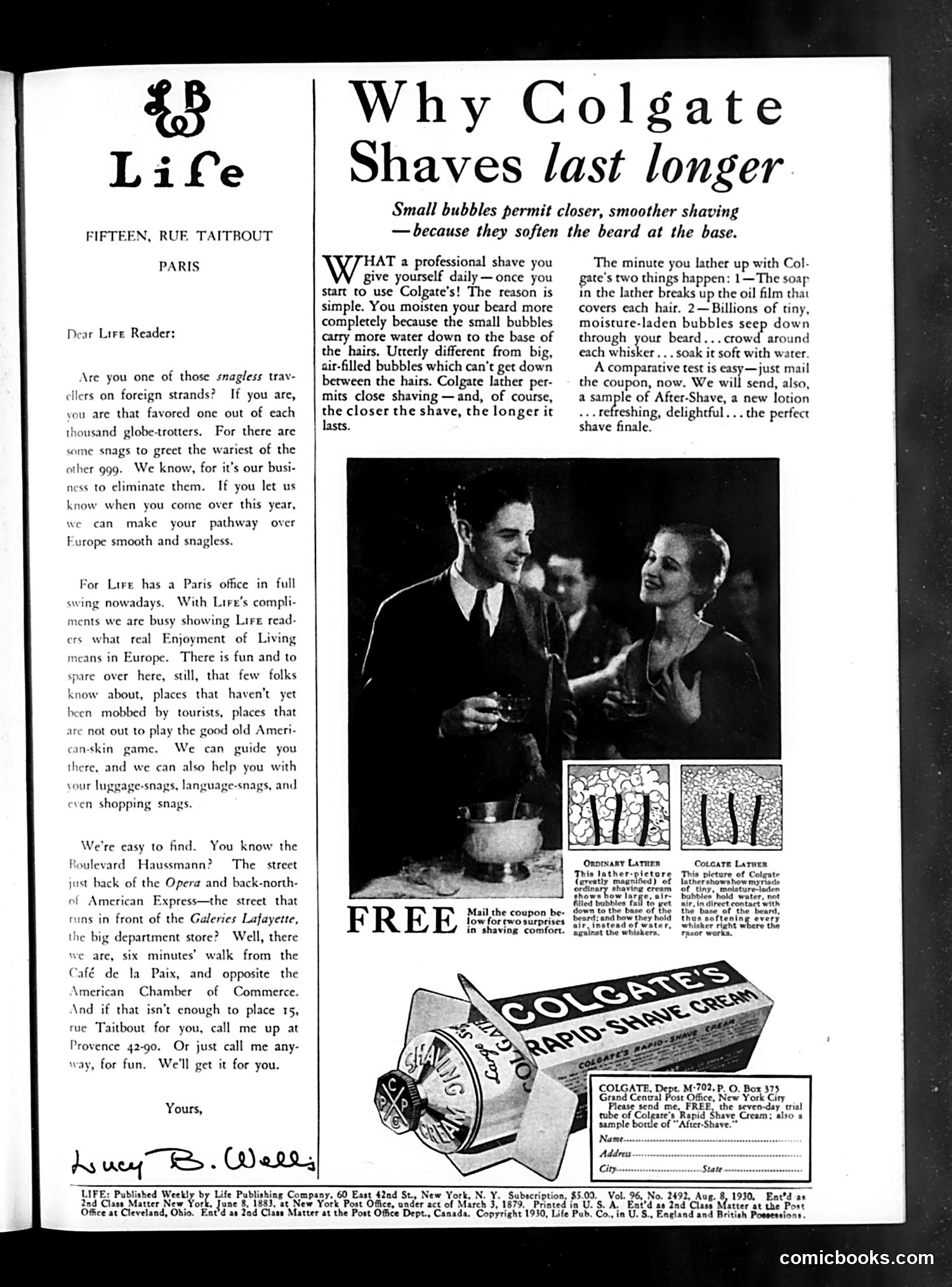 Life — August 8, 1930 — page 3: Life, 1930-08-08