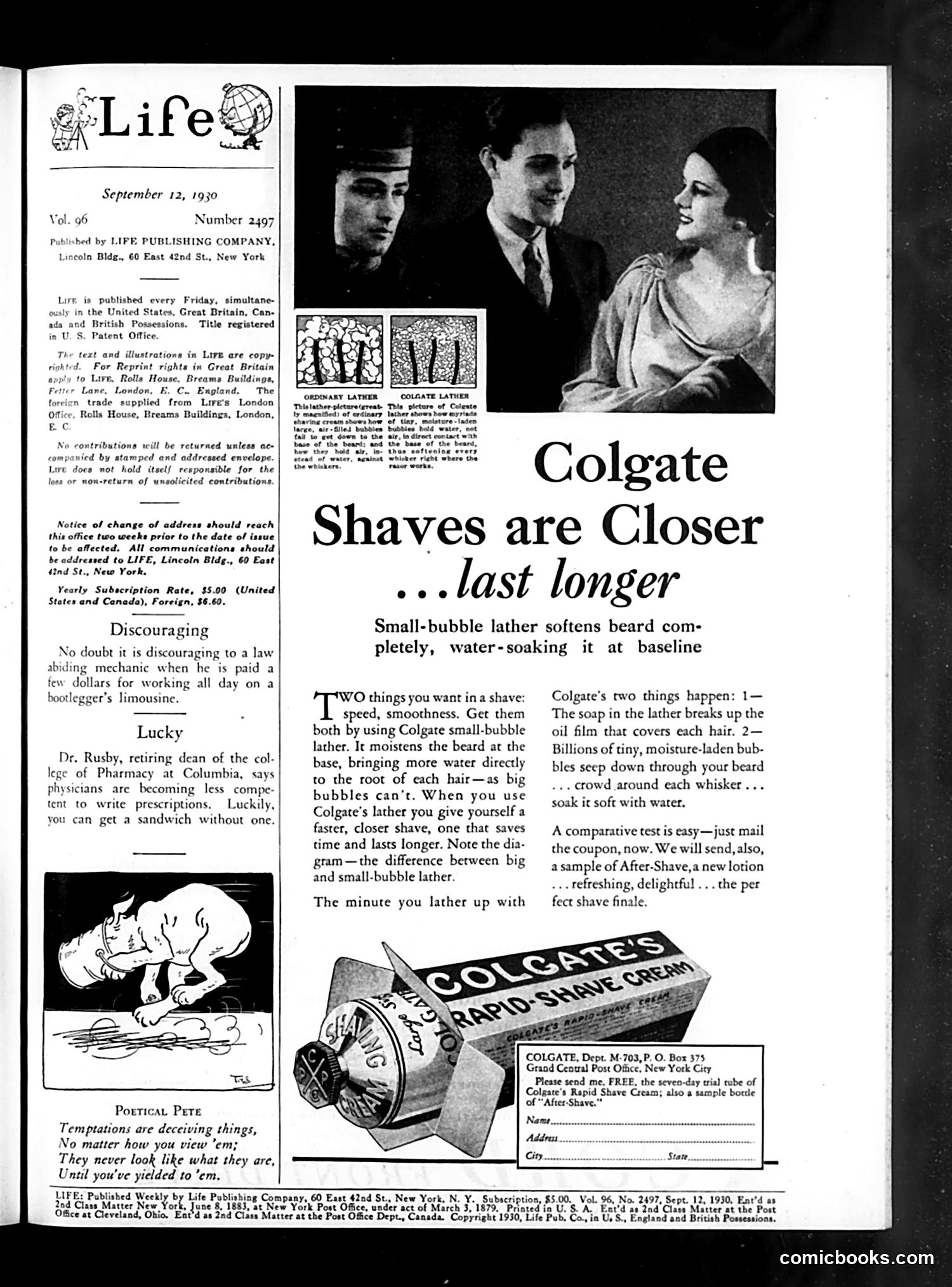 Life — September 12, 1930 — page 3: Life, 1930-09-12