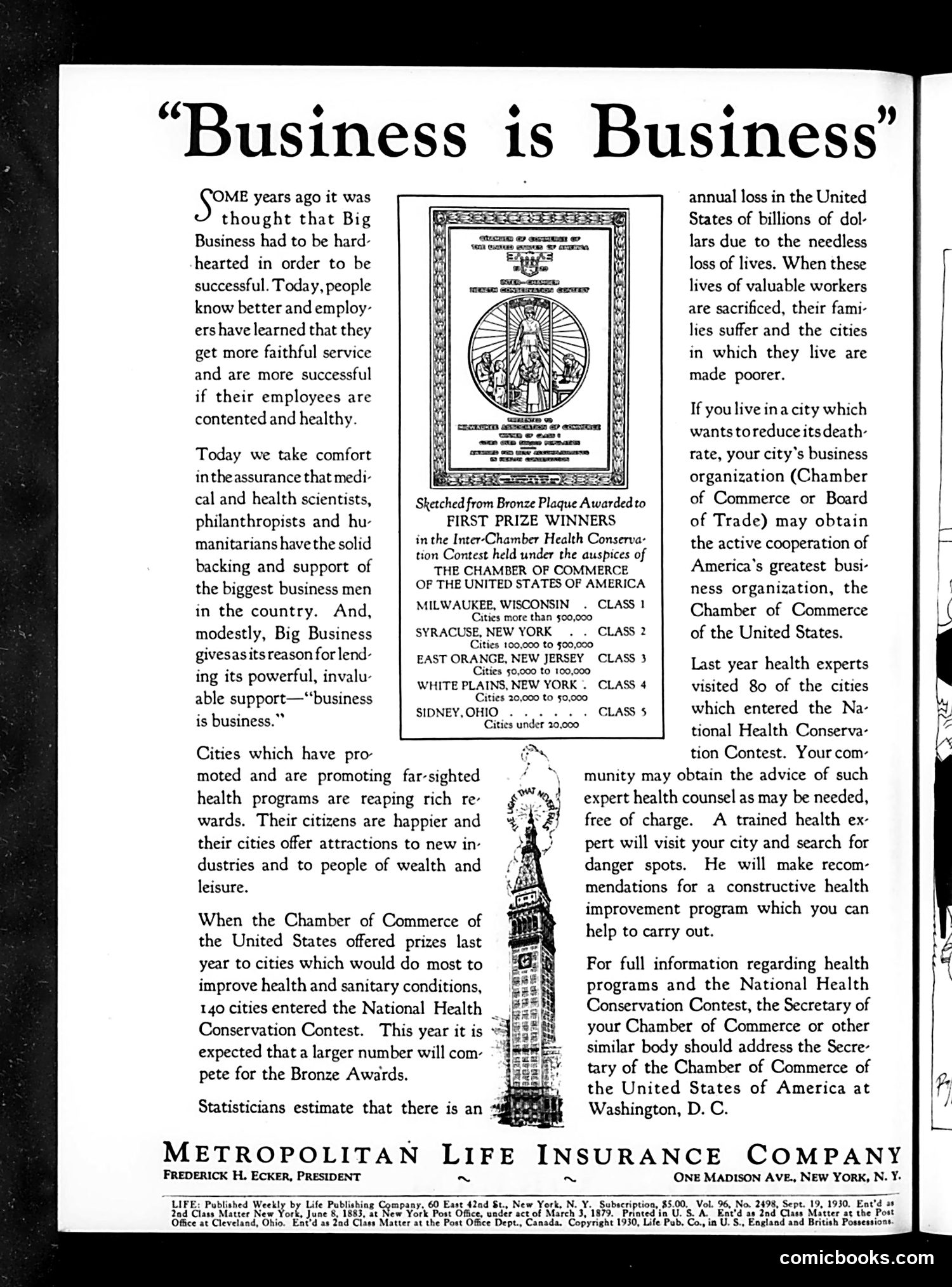 Life — September 19, 1930 — page 4: Life, 1930-09-19