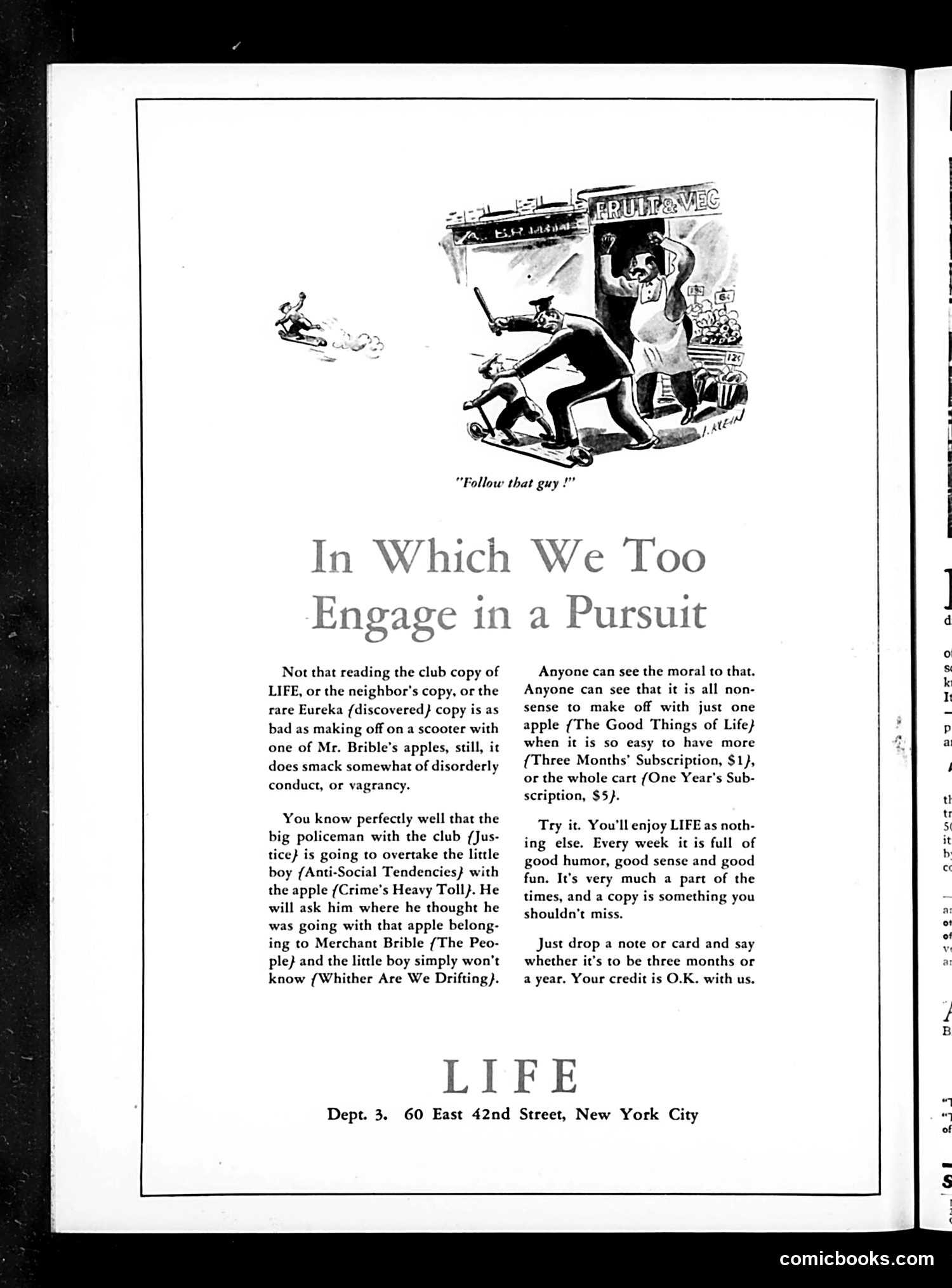 Life — September 26, 1930 — page 2: Life, 1930-09-26
