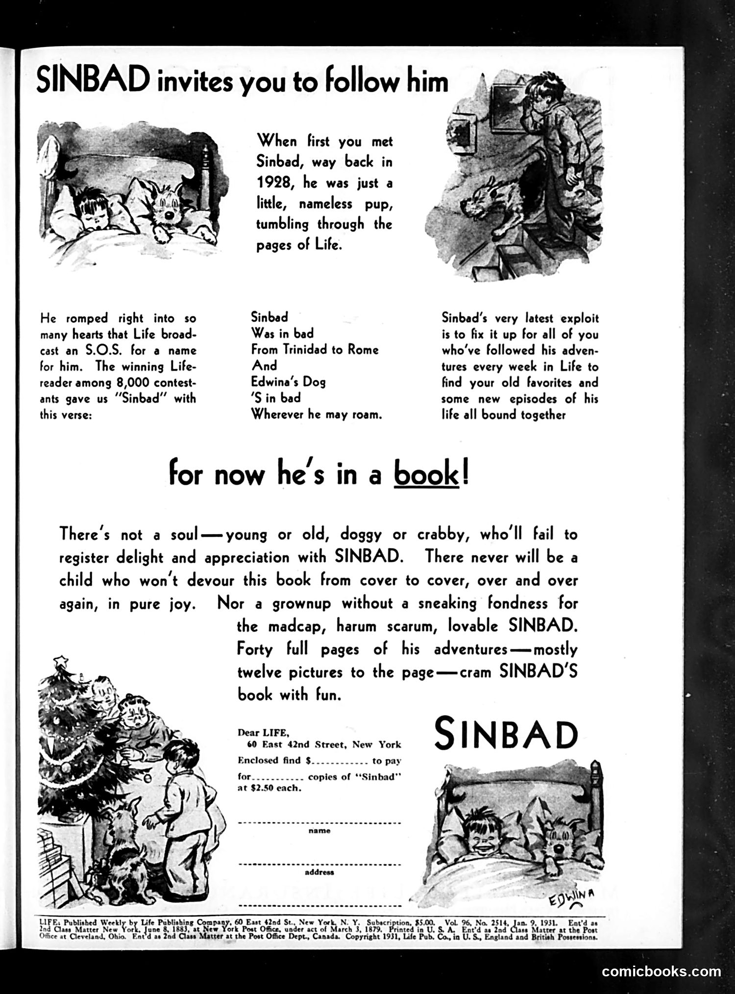 Life — January 9, 1931 — page 3: Life, 1931-01-09