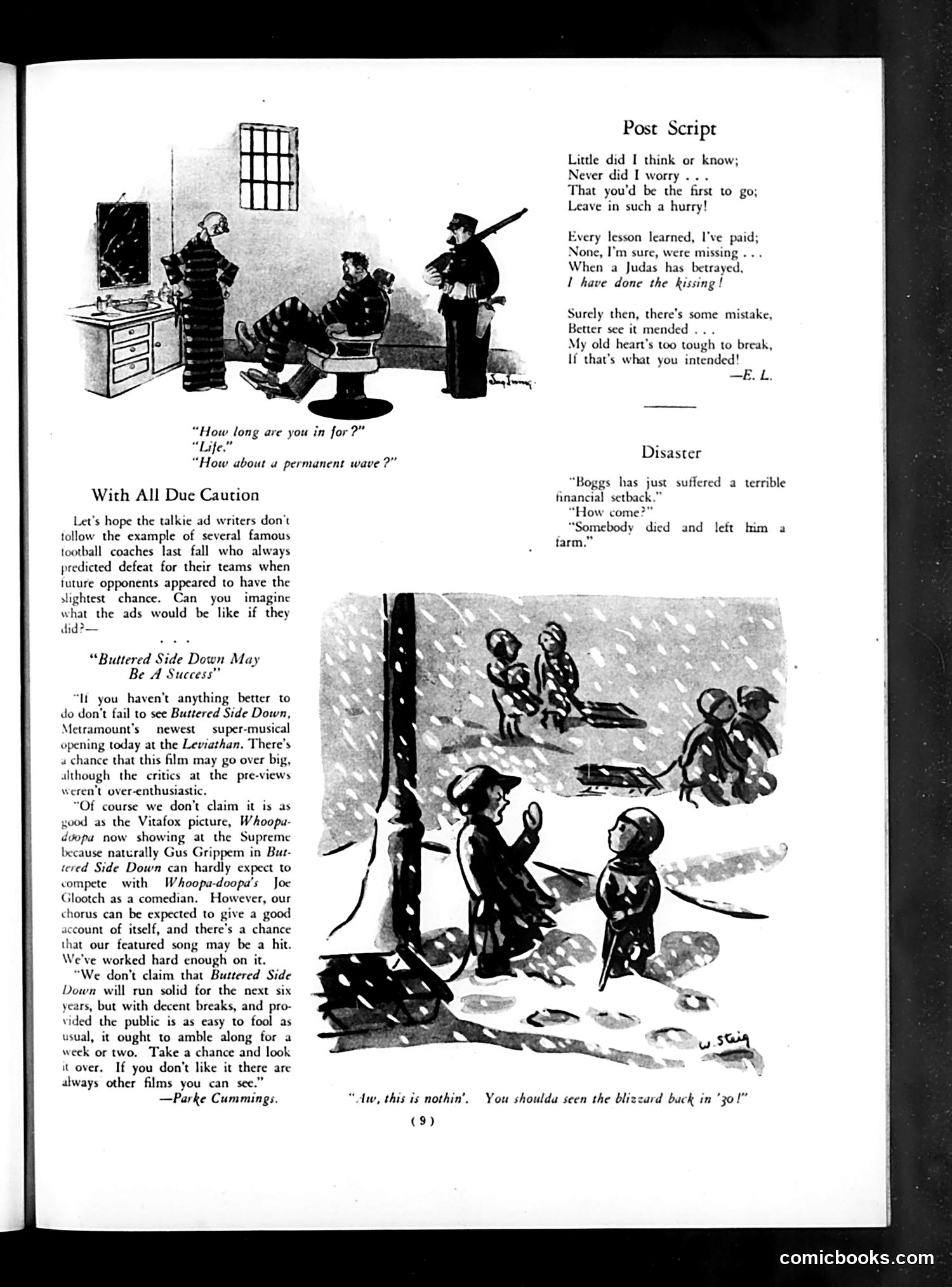 Life — January 16, 1931 — page 11: Life, 1931-01-16