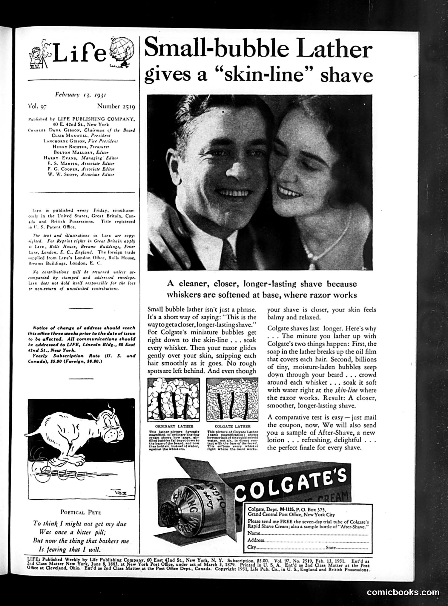 Life — February 13, 1931 — page 3: Life, 1931-02-13