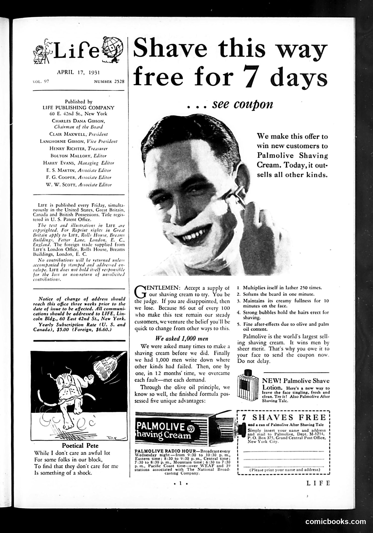 Life — April 17, 1931 — page 3: Life, 1931-04-17