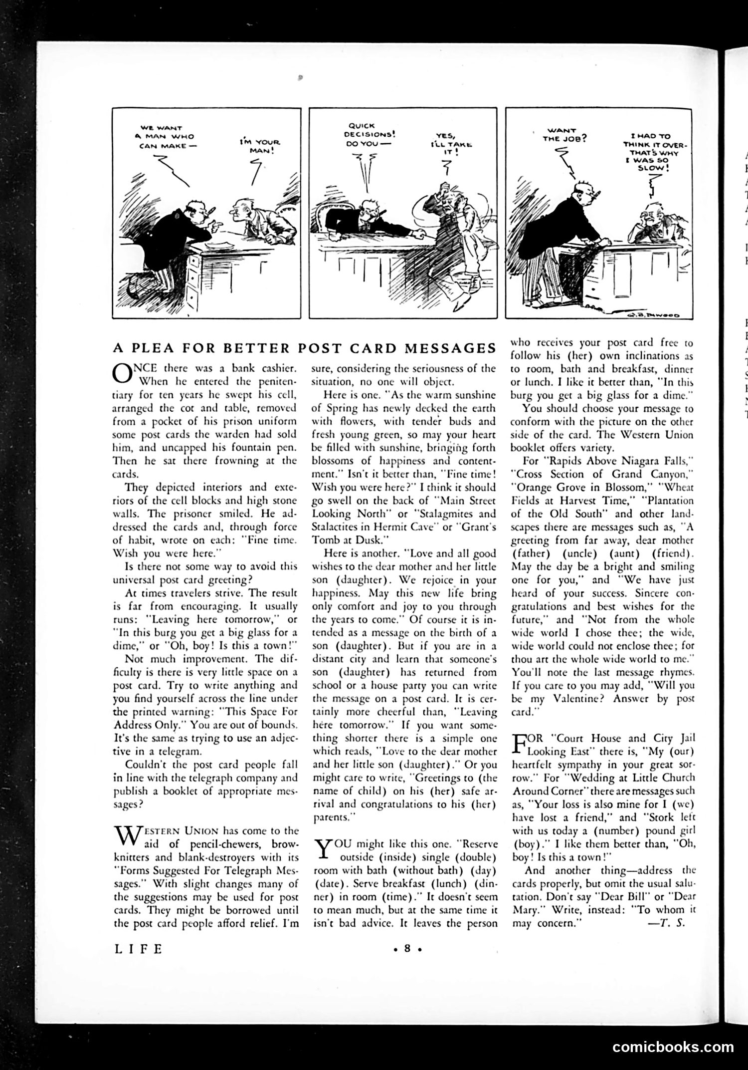 Life — May 15, 1931 — page 10: Life, 1931-05-15