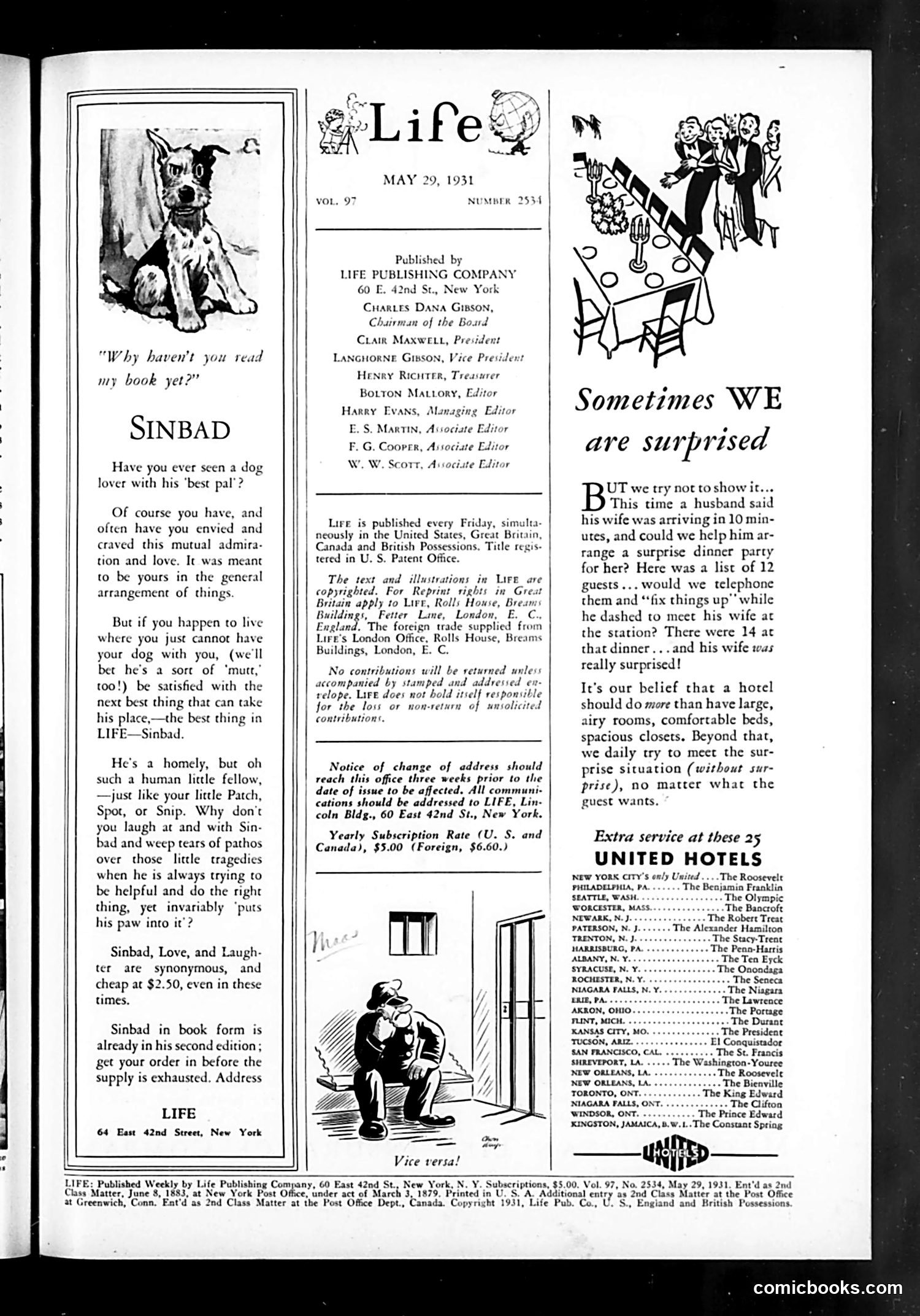Life — May 29, 1931 — page 3: Life, 1931-05-29