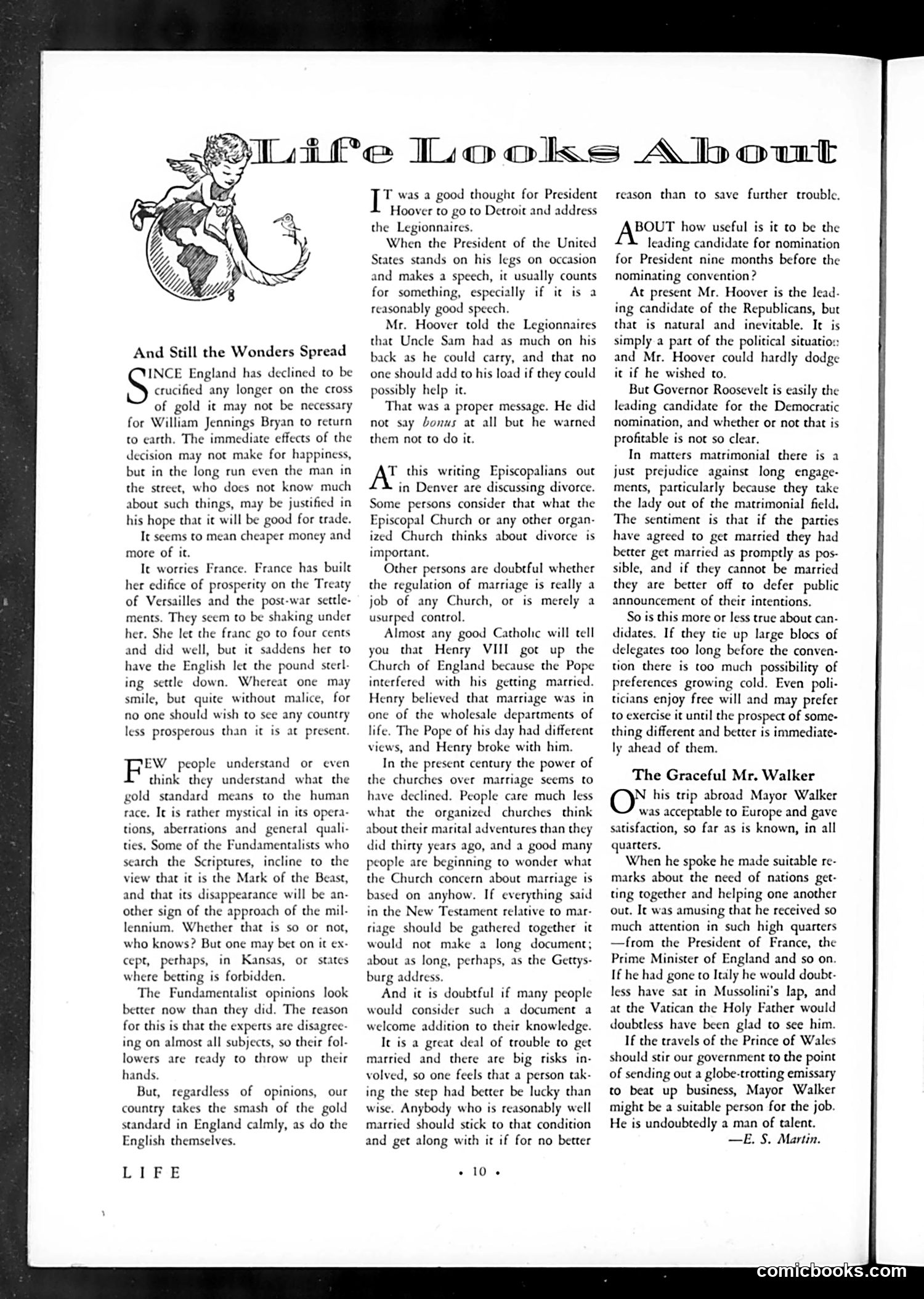 Life — October 9, 1931 — page 12: Life, 1931-10-09