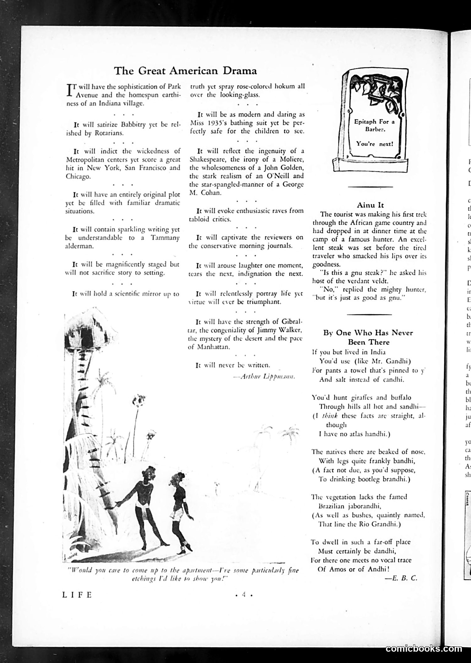 Life — October 16, 1931 — page 6: Life, 1931-10-16